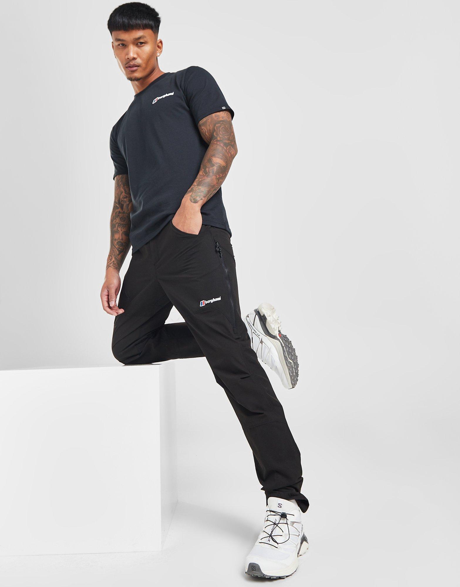 Black Berghaus Fast Hike Track Pants - JD Sports