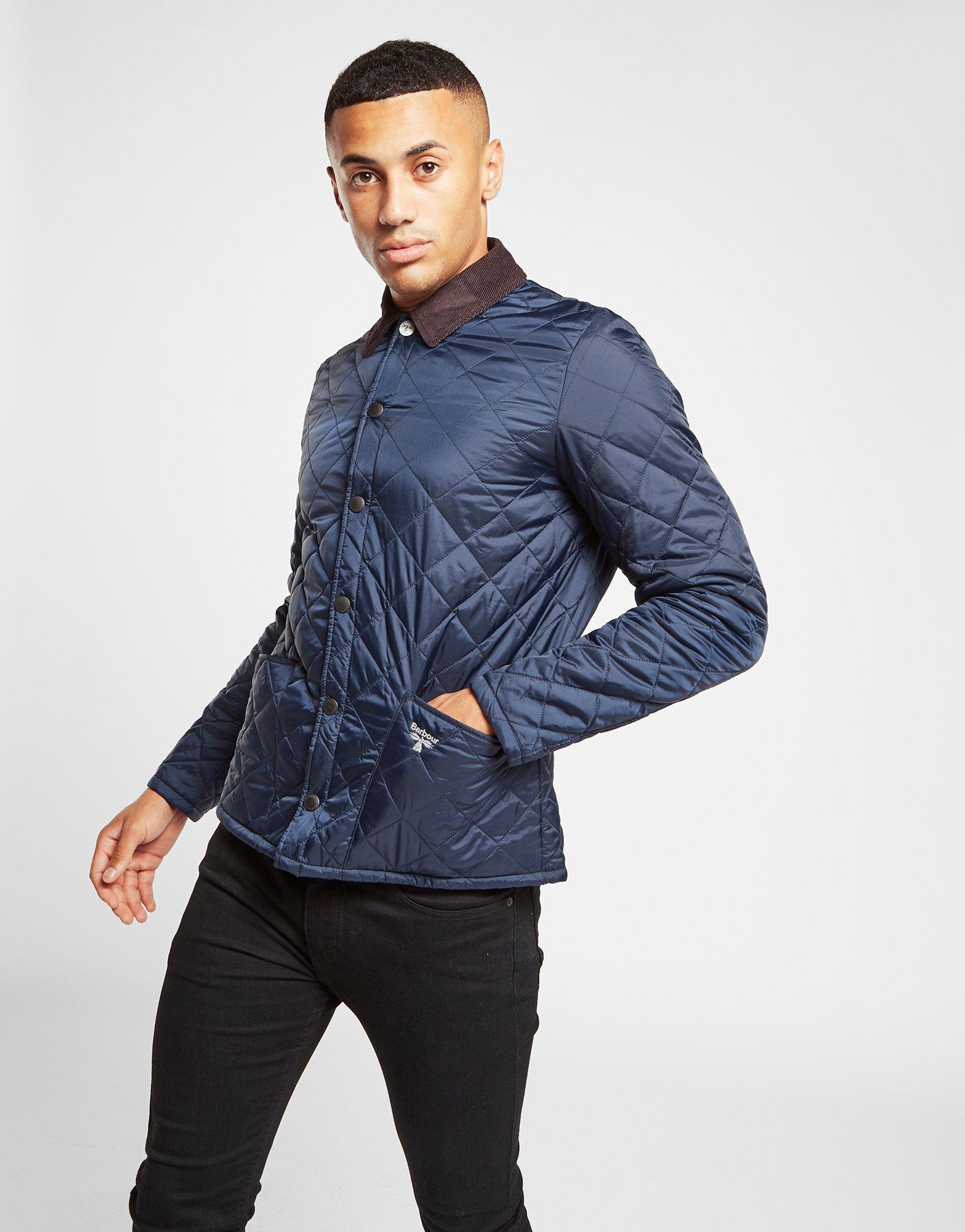 barbour beacon navy quilted jacket