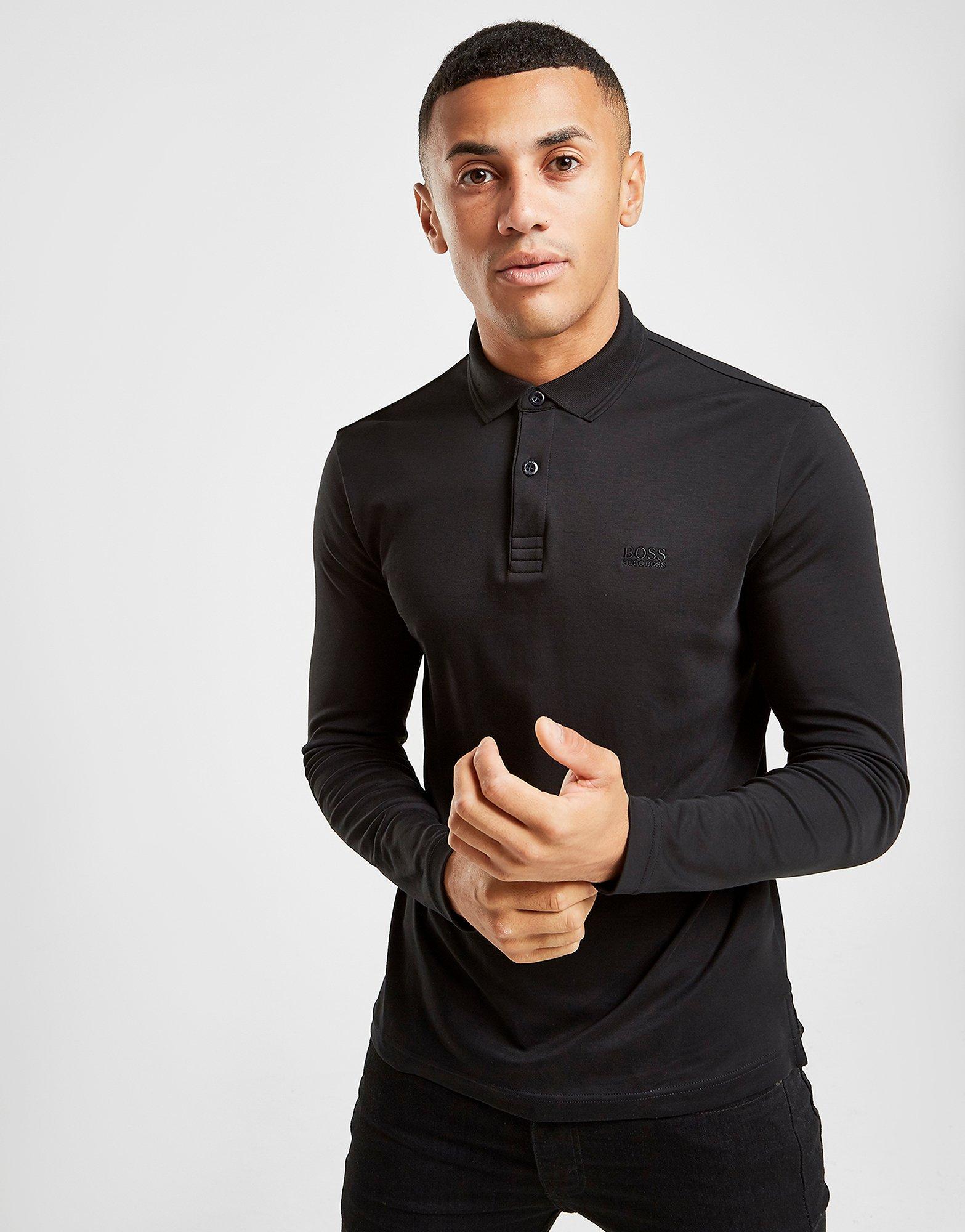 boss pirol long sleeve polo shirt