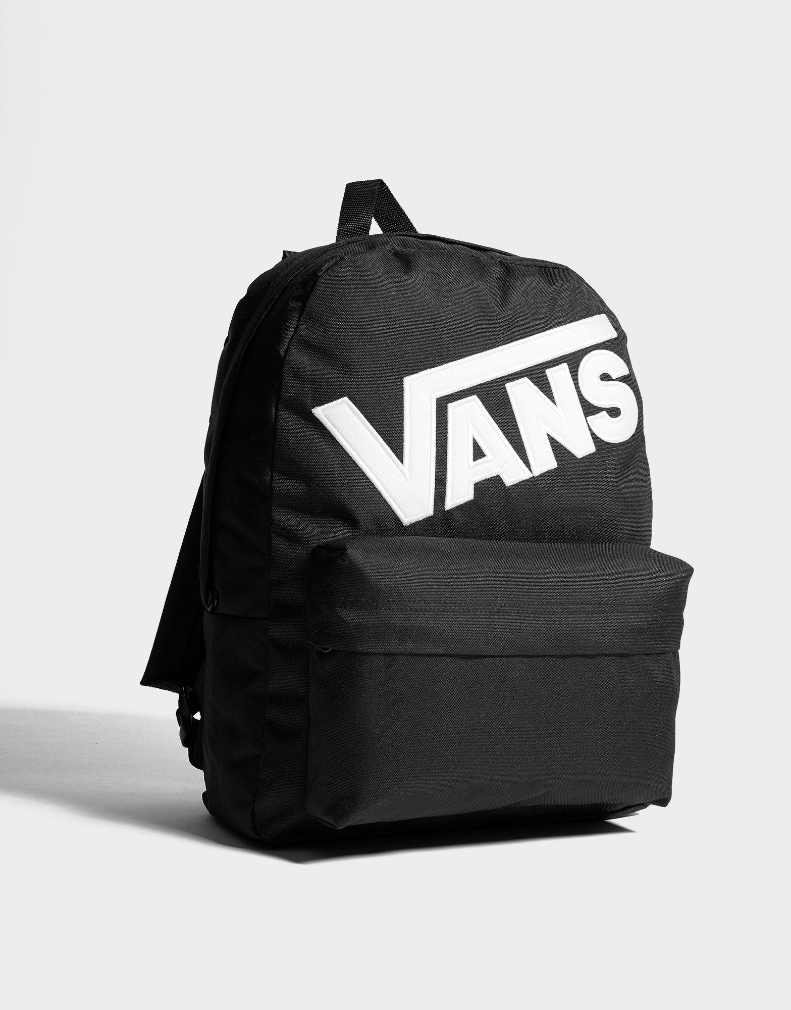 plain black vans backpack