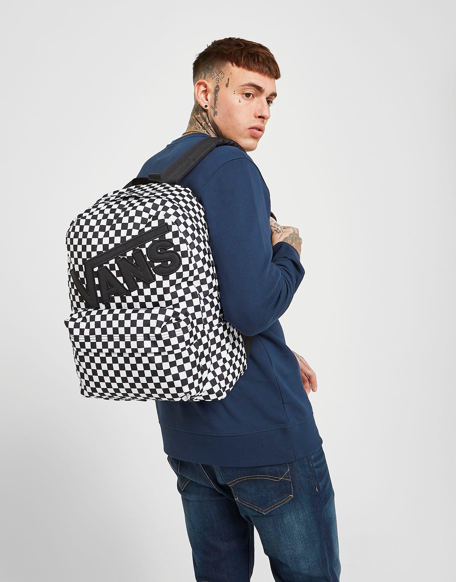 vans backpack denim