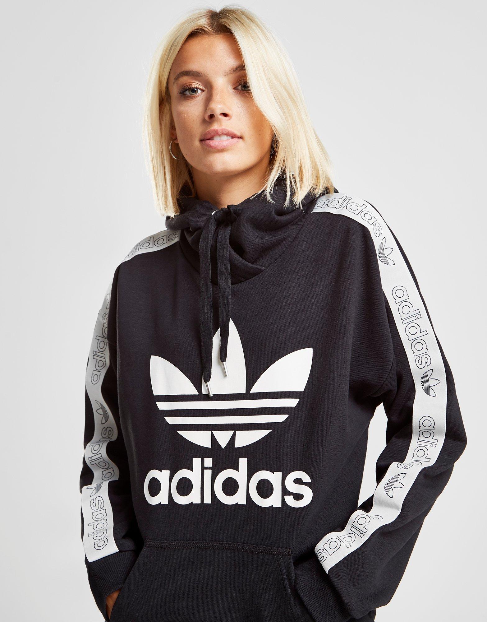 adidas original tape overhead hoodie