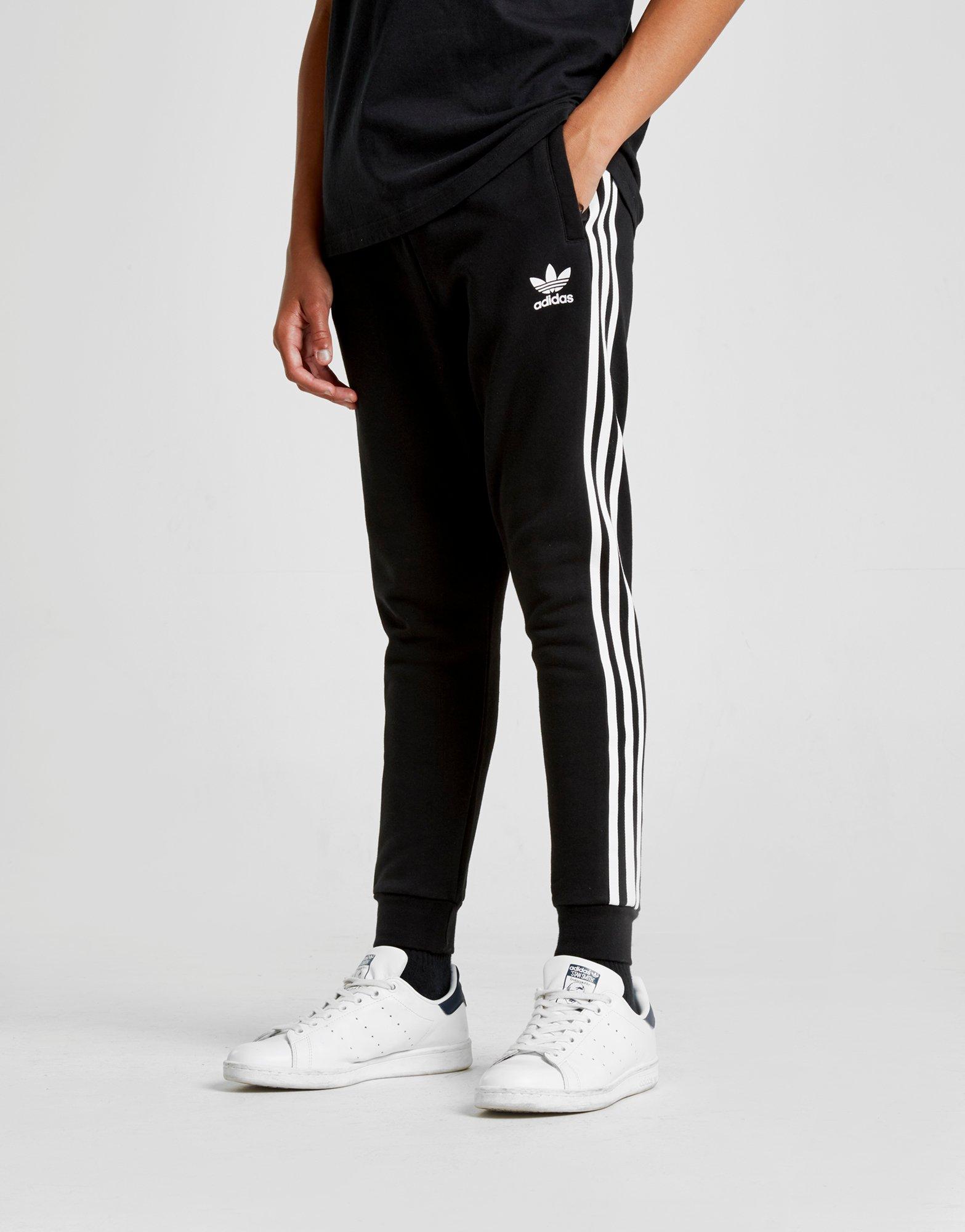 adidas originals fleece track pants junior