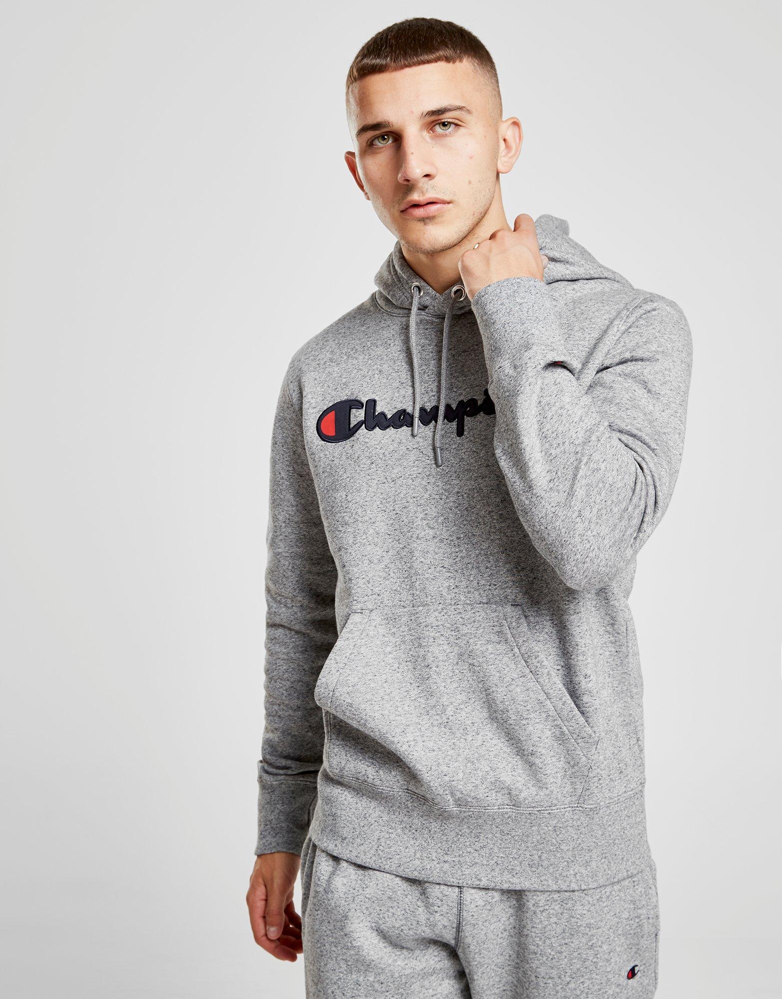 champion premium script hoodie