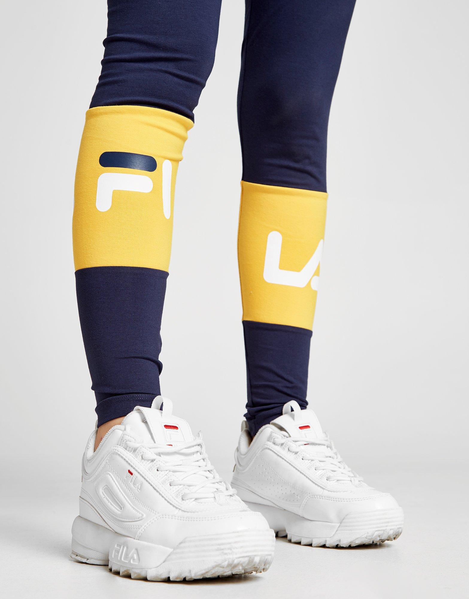 fila panel logo leggings