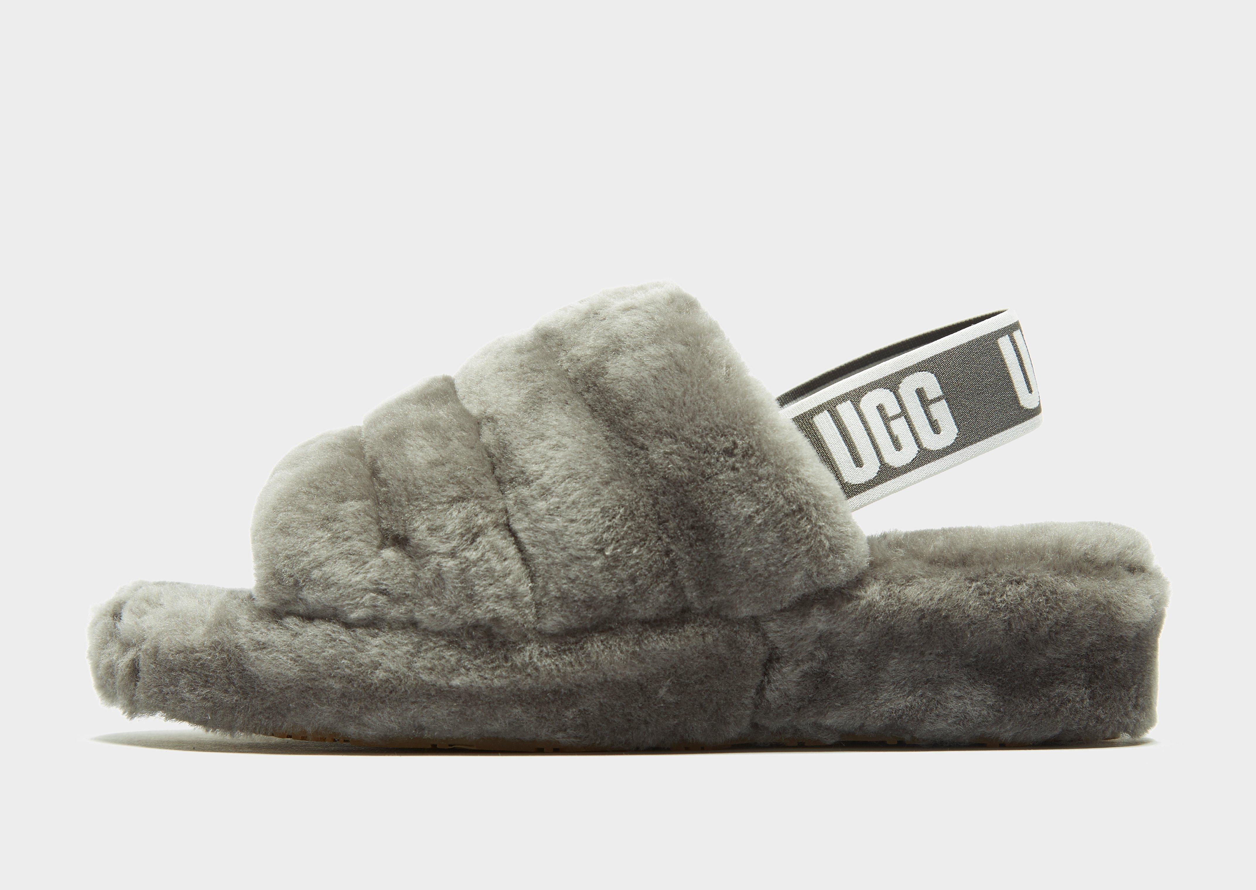 ugg sliders grey