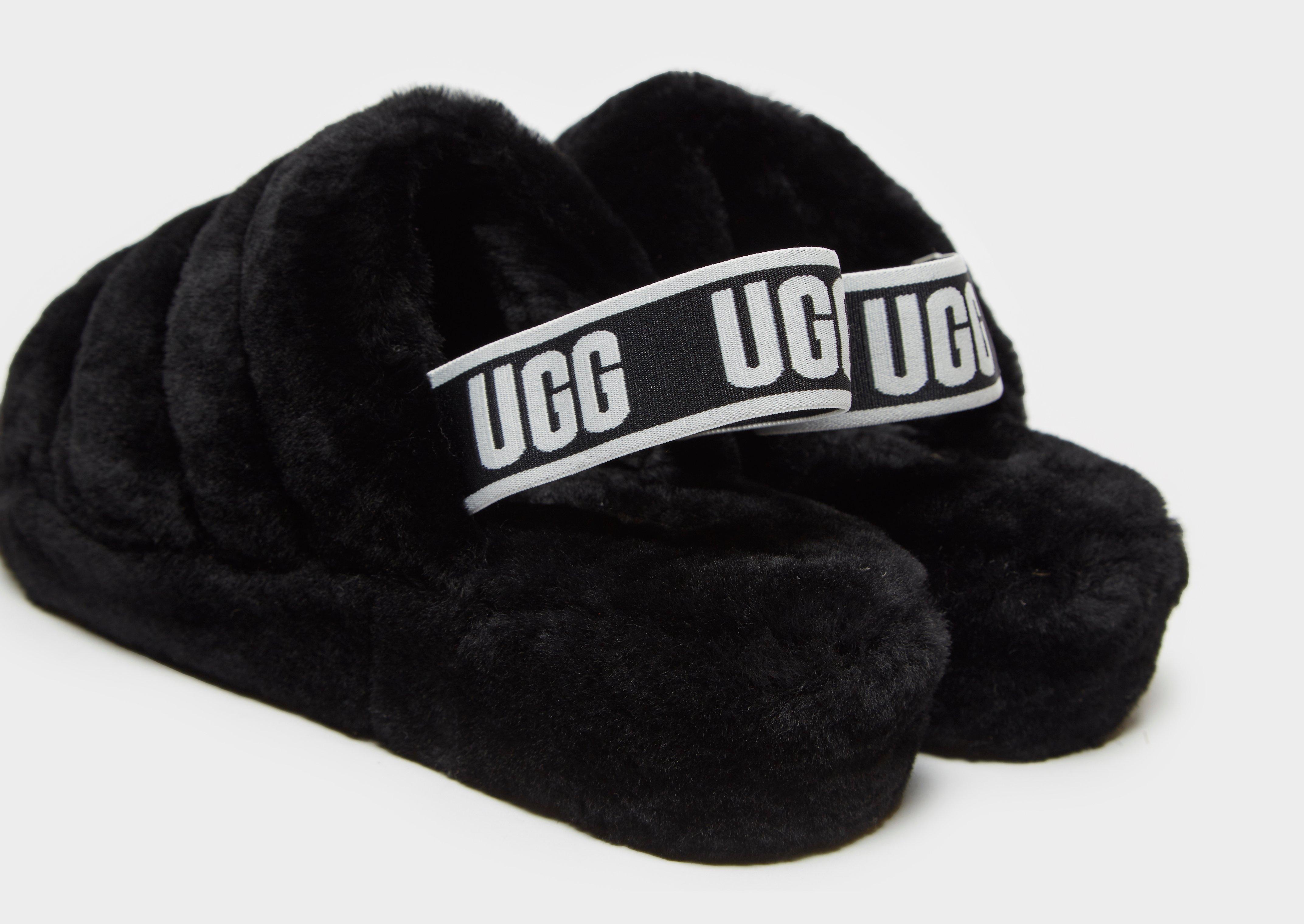 UGG Fluff Yeah Logo -sandaalit Naiset
