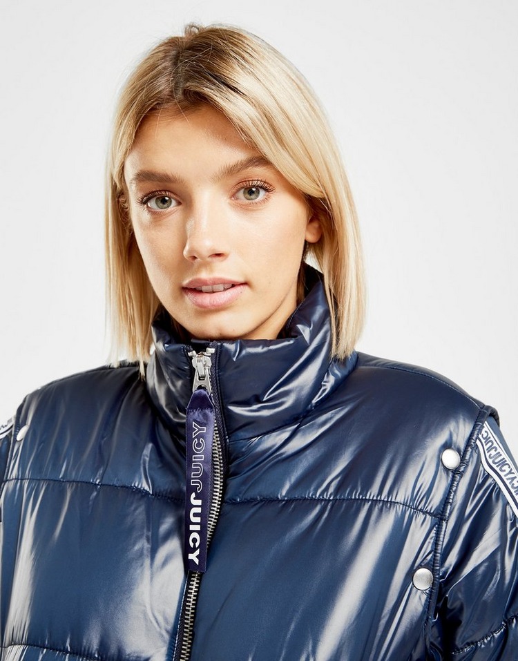 Buy Blue Juicy by Juicy Couture Tape Puffer Jacket | JD Sports | JD ...
