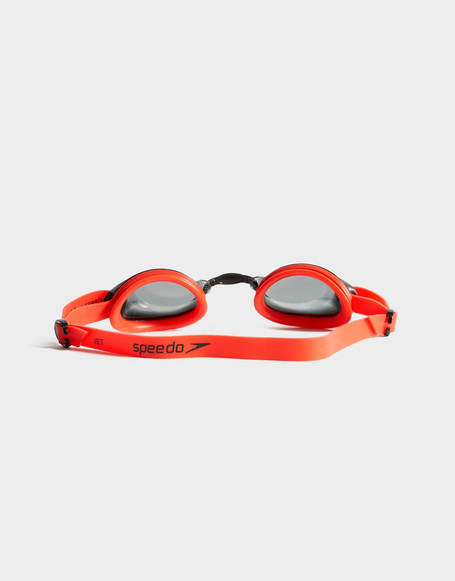 red speedo goggles