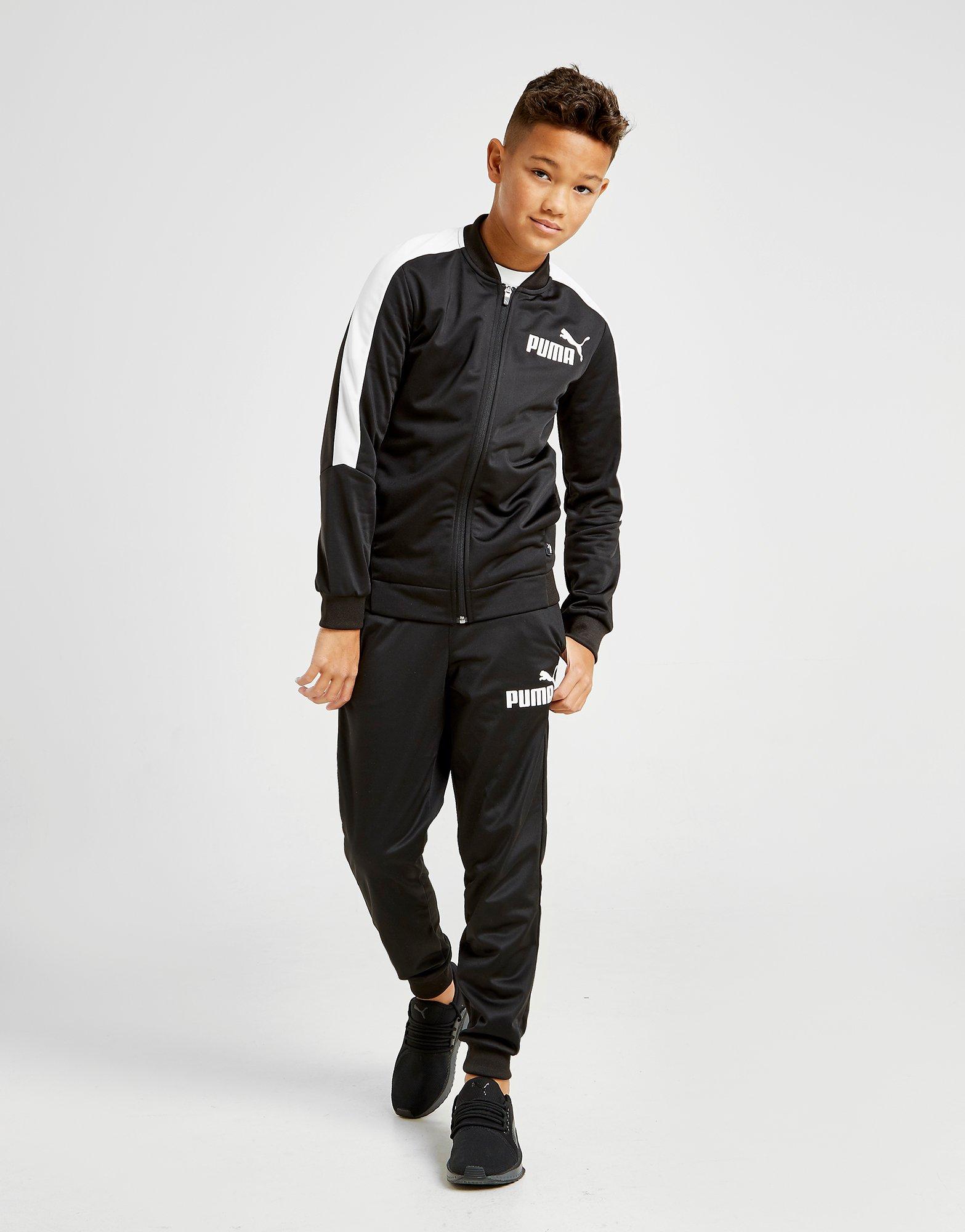 boys grey puma tracksuit