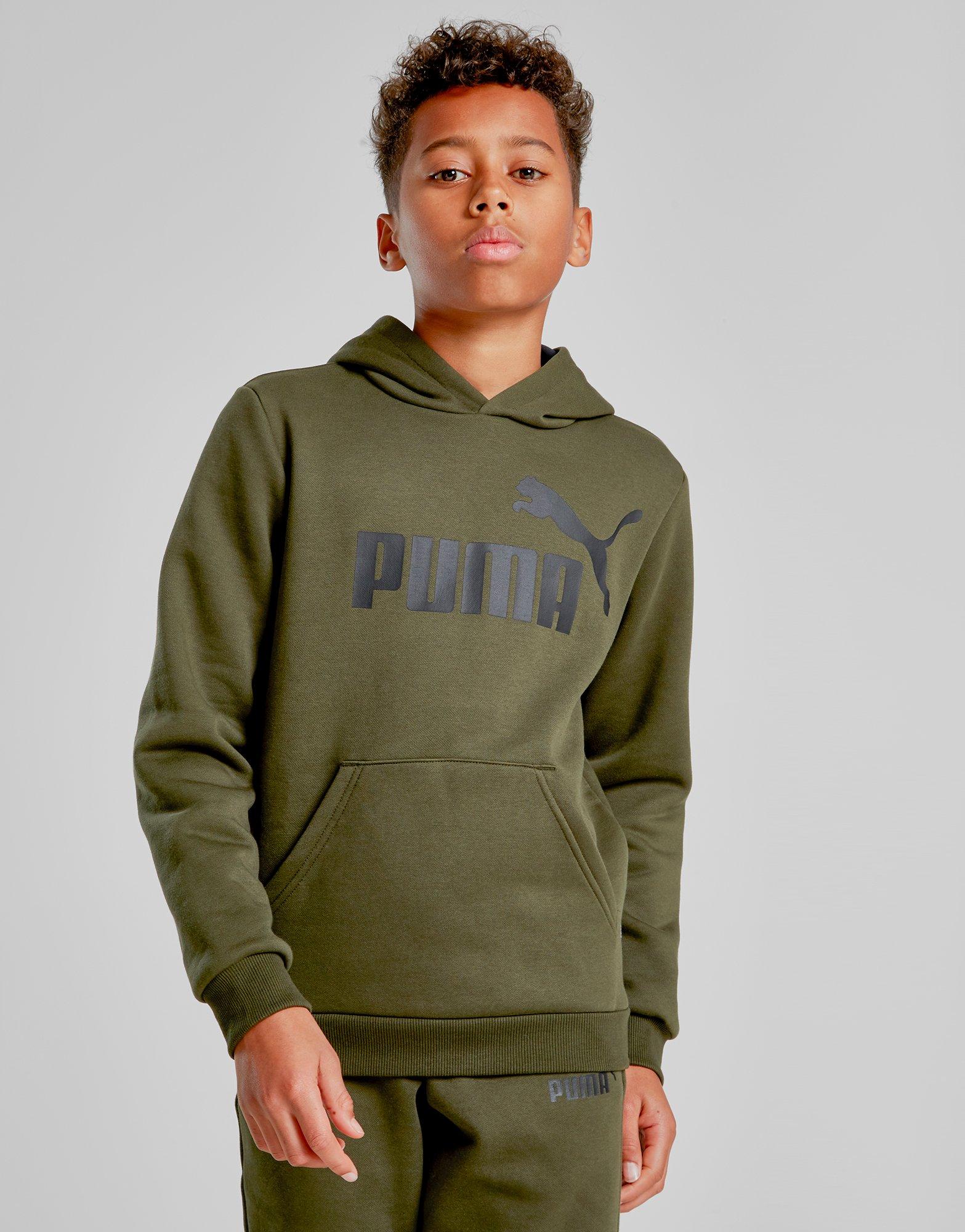 puma hoodie green