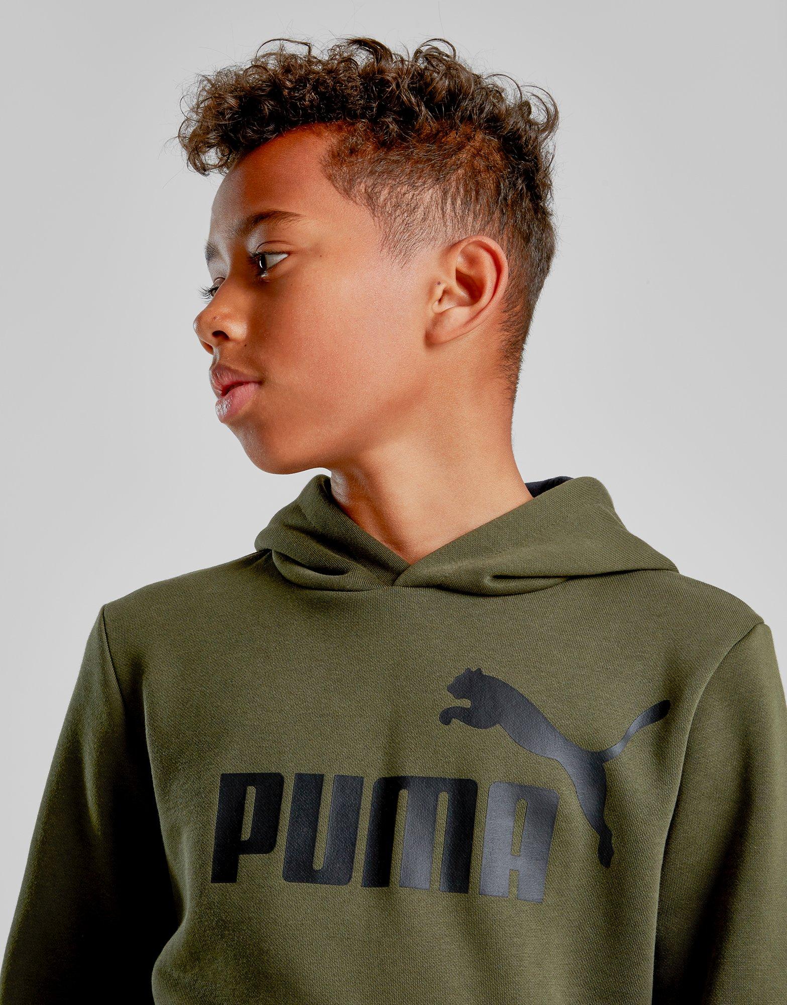 puma core logo hoodie junior