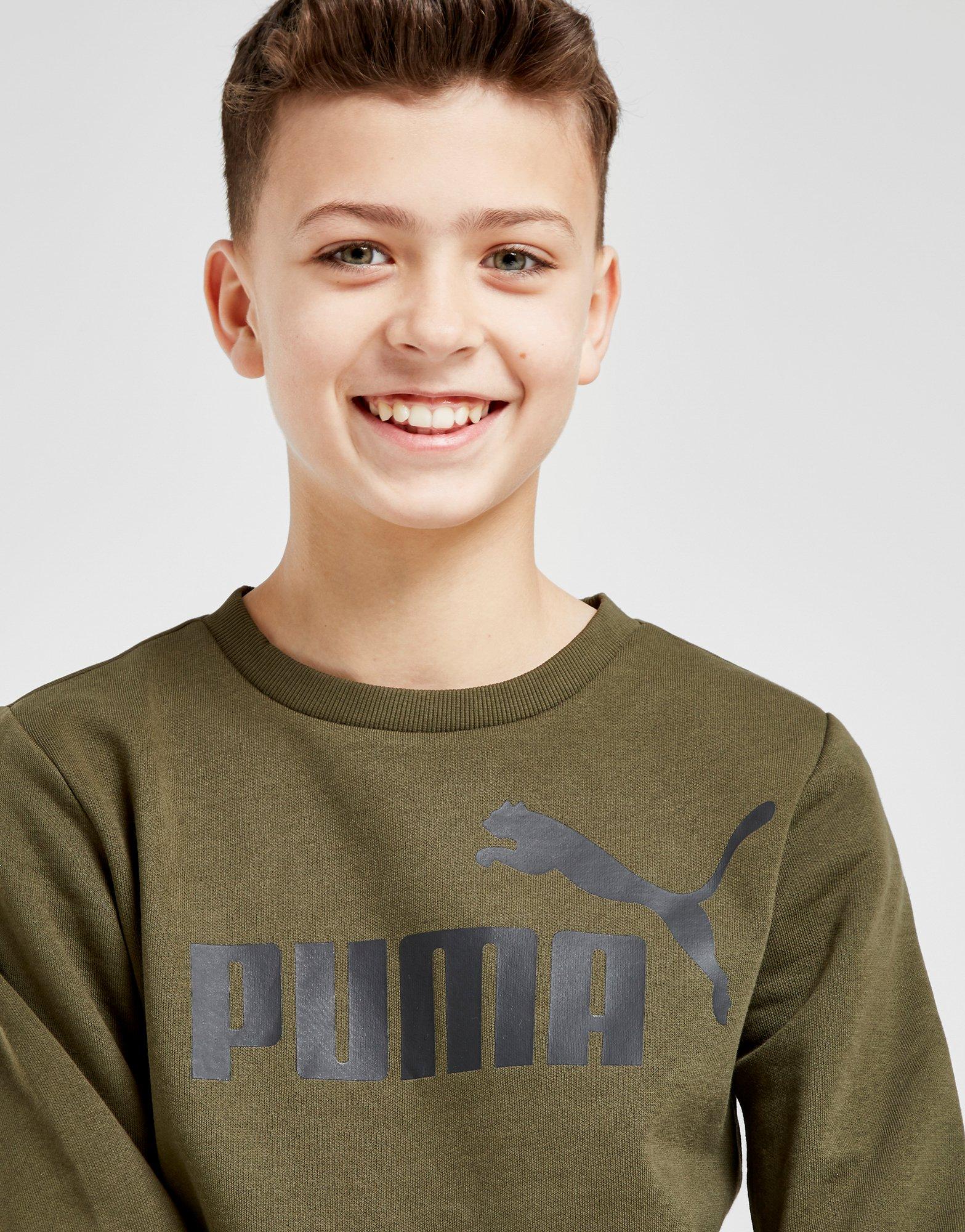 PUMA Core Logo Crew Sweatshirt Junior 