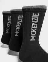 McKenzie pack de 3 calcetines deportivos júnior