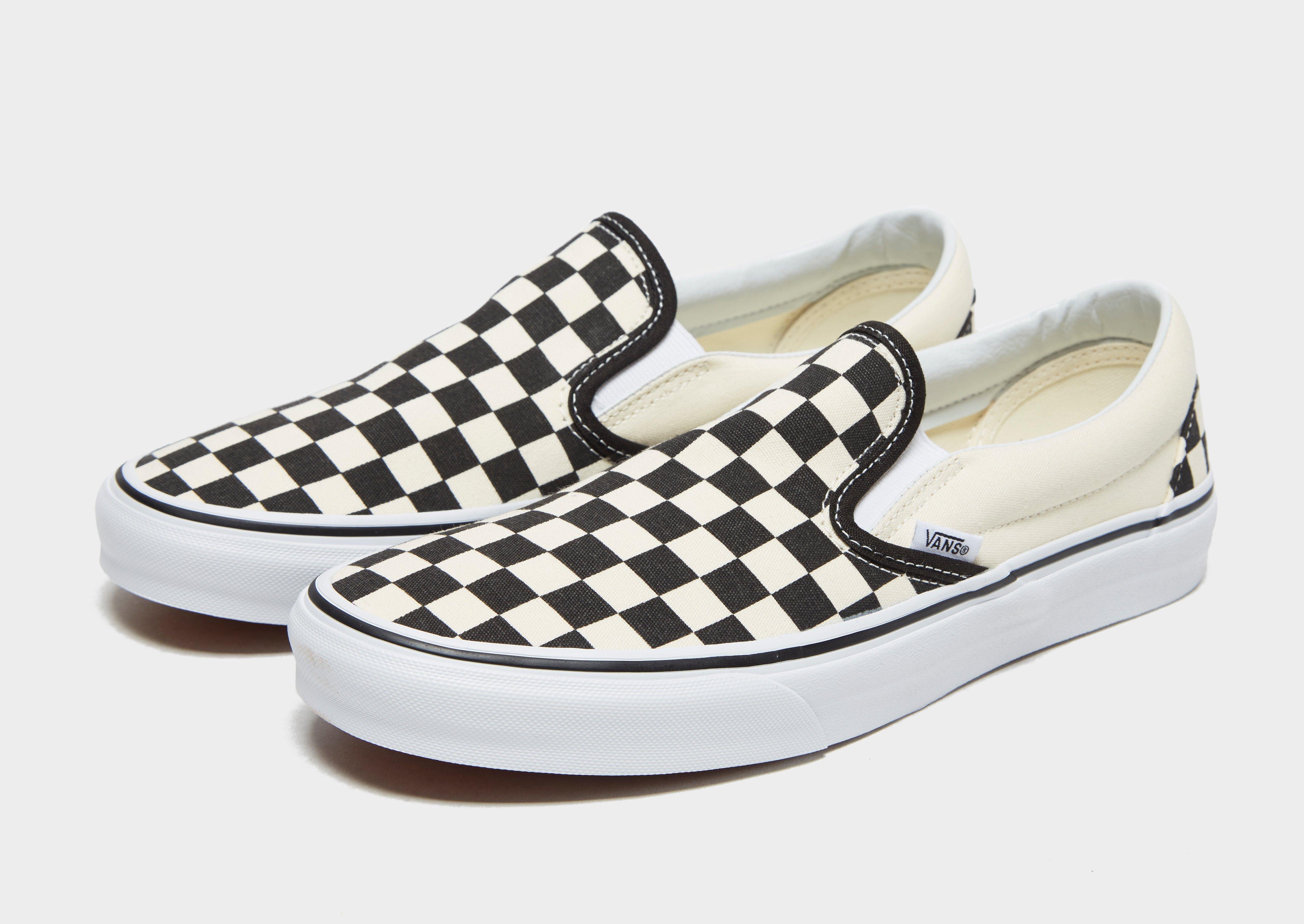 jd sports checkered vans