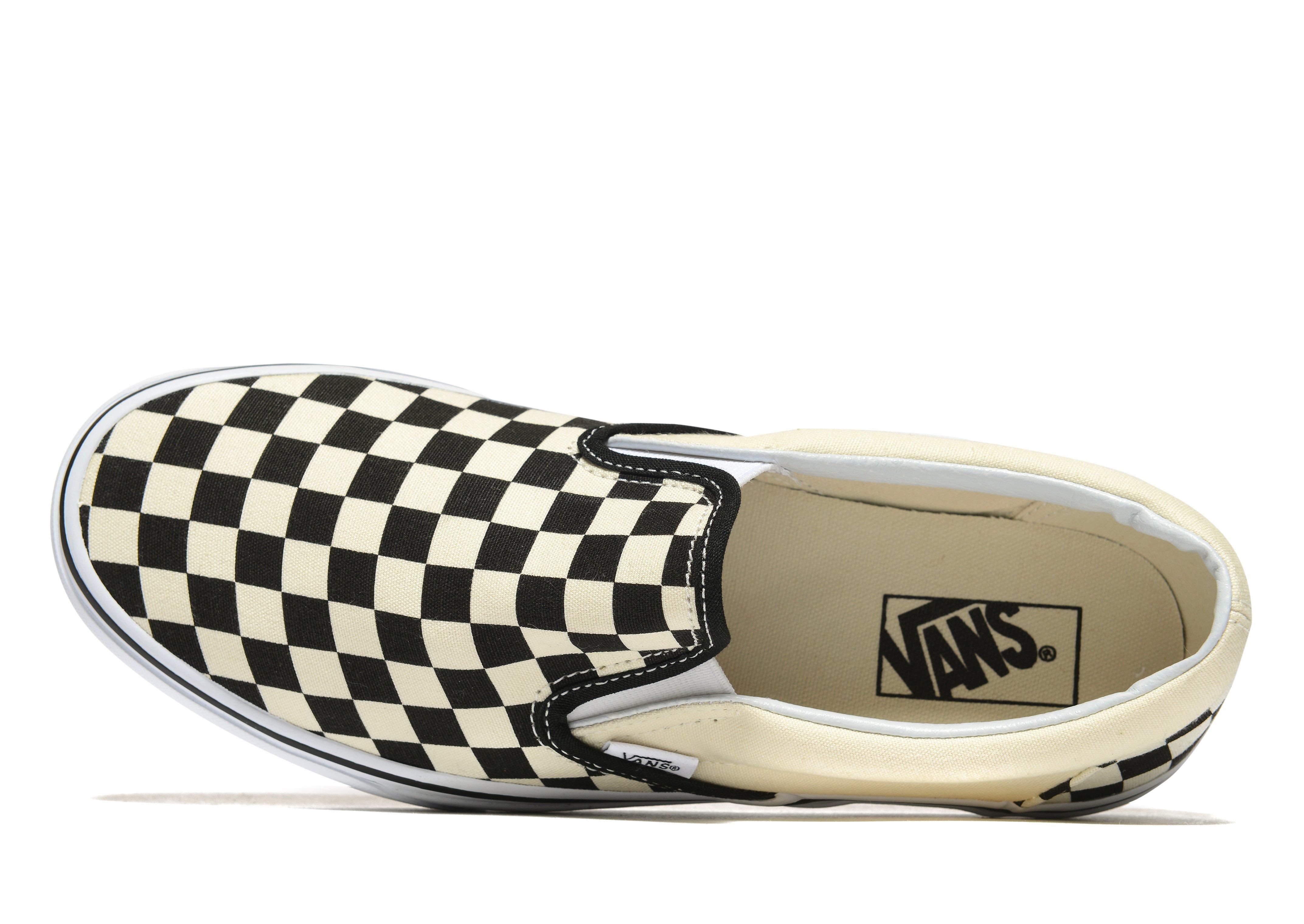 jd sports checkered vans