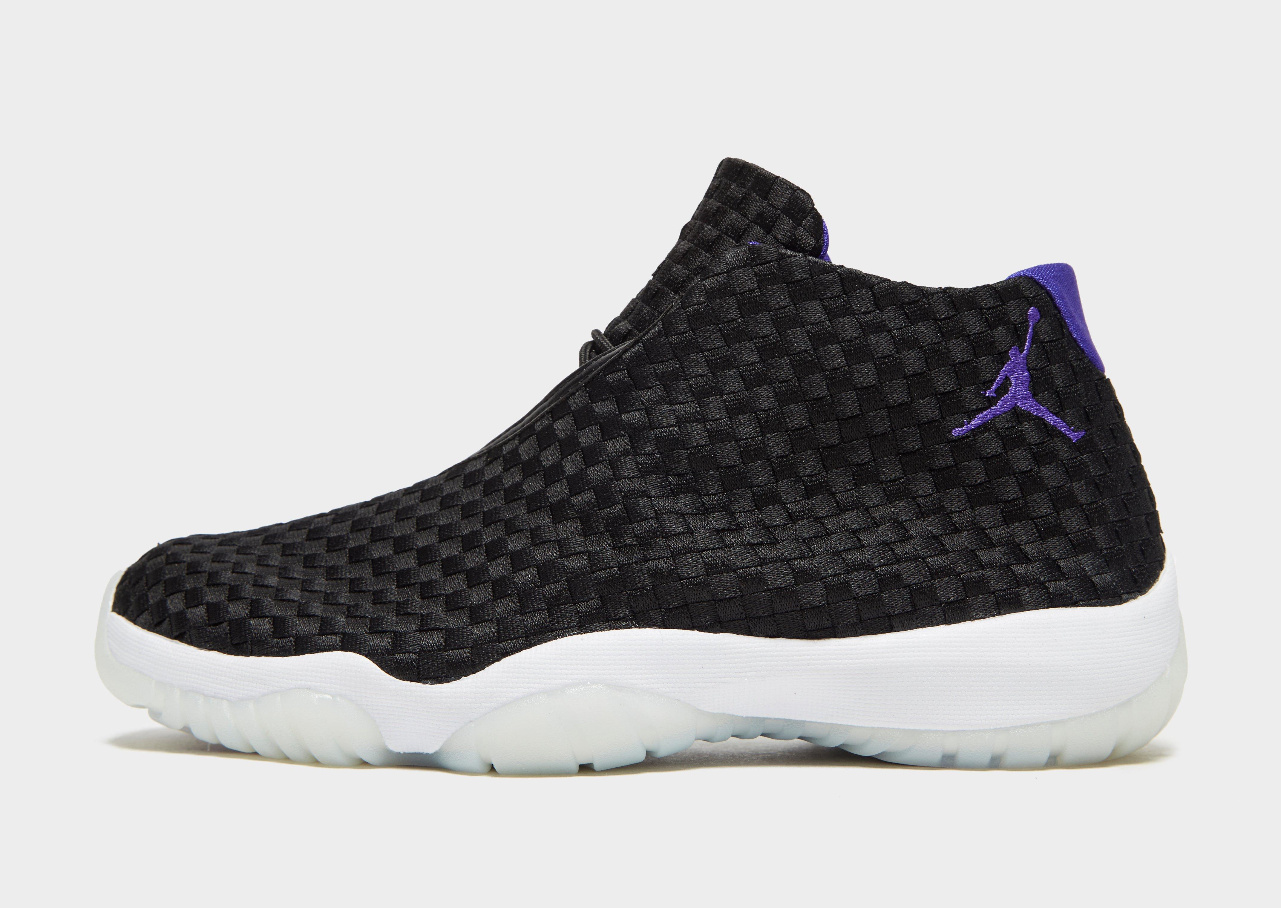 jordan future black and purple