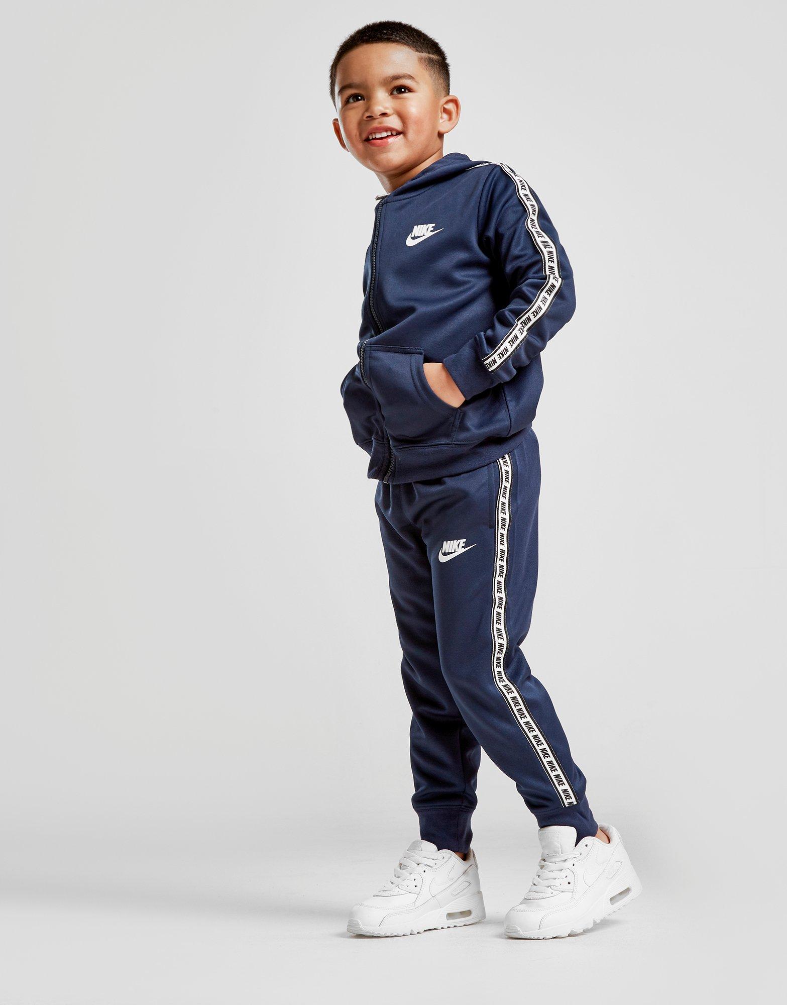 nike taped poly tracksuit