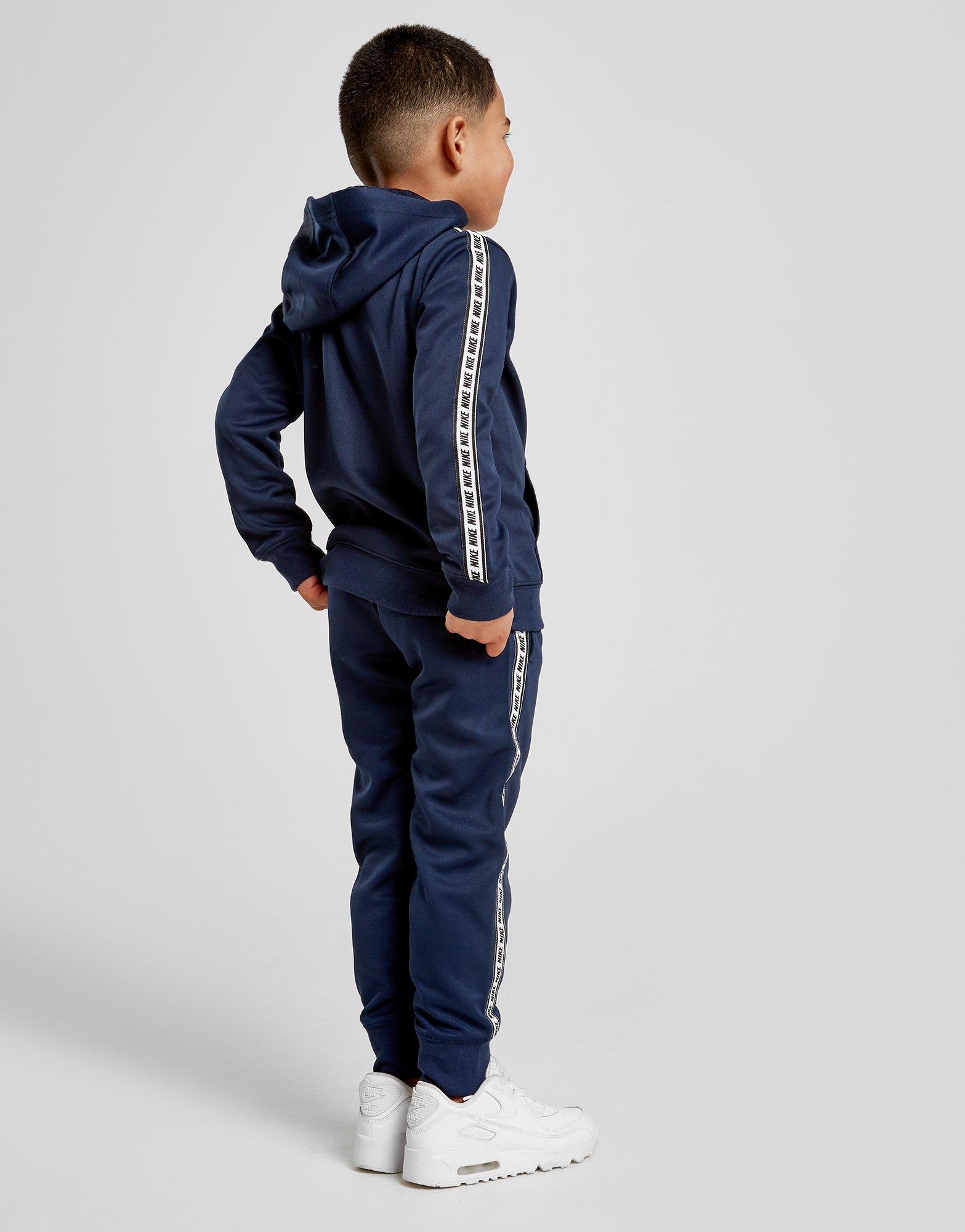 blue nike tracksuit kids