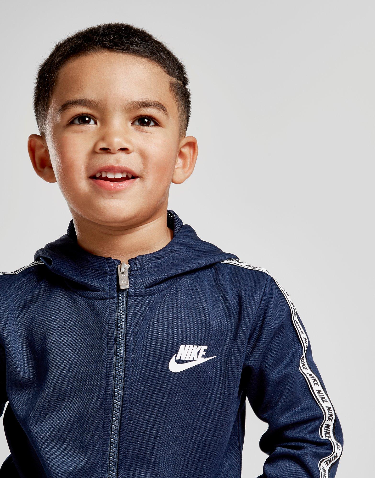 nike tape poly full zip tracksuit