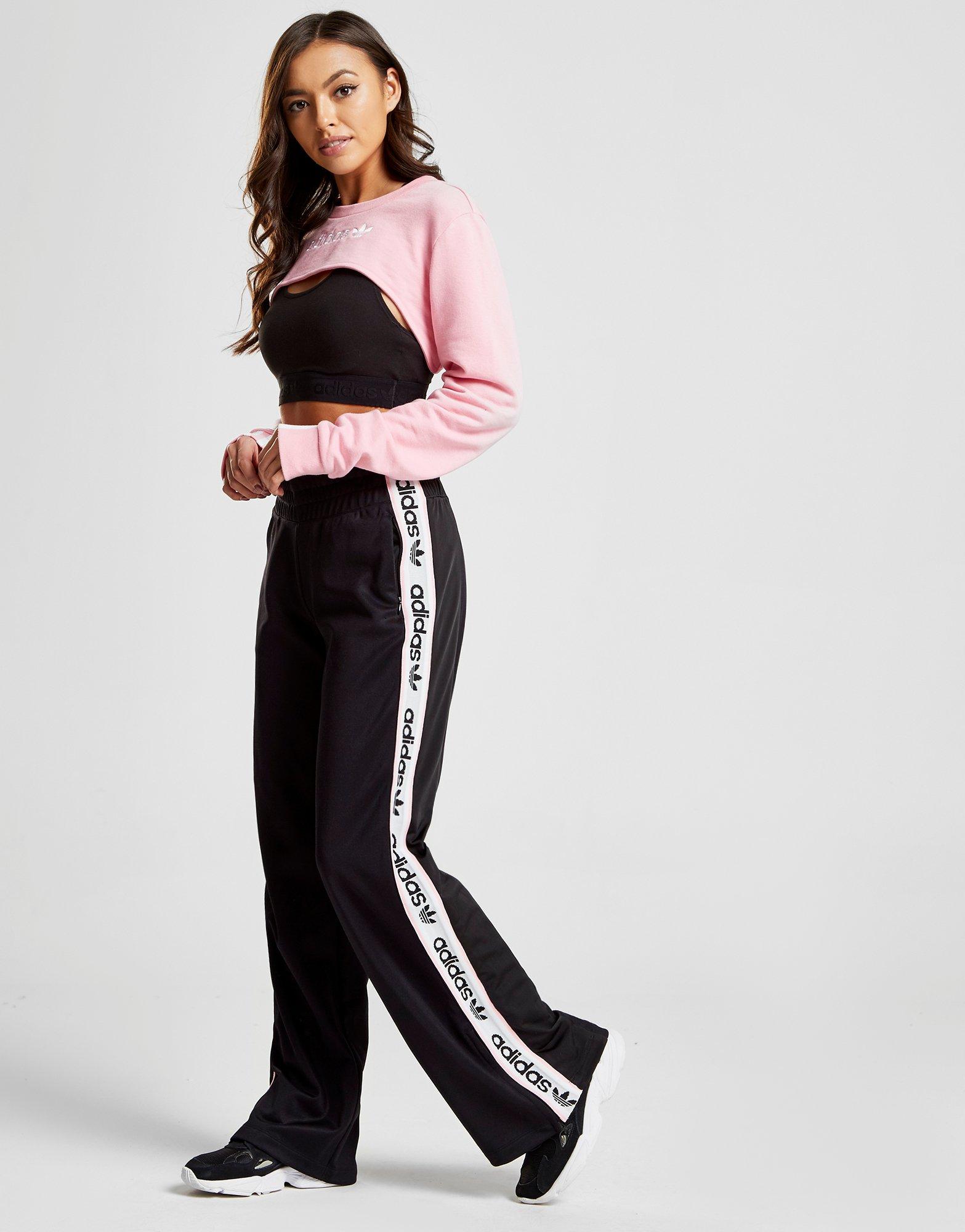 adidas originals coeeze super crop sweatshirt