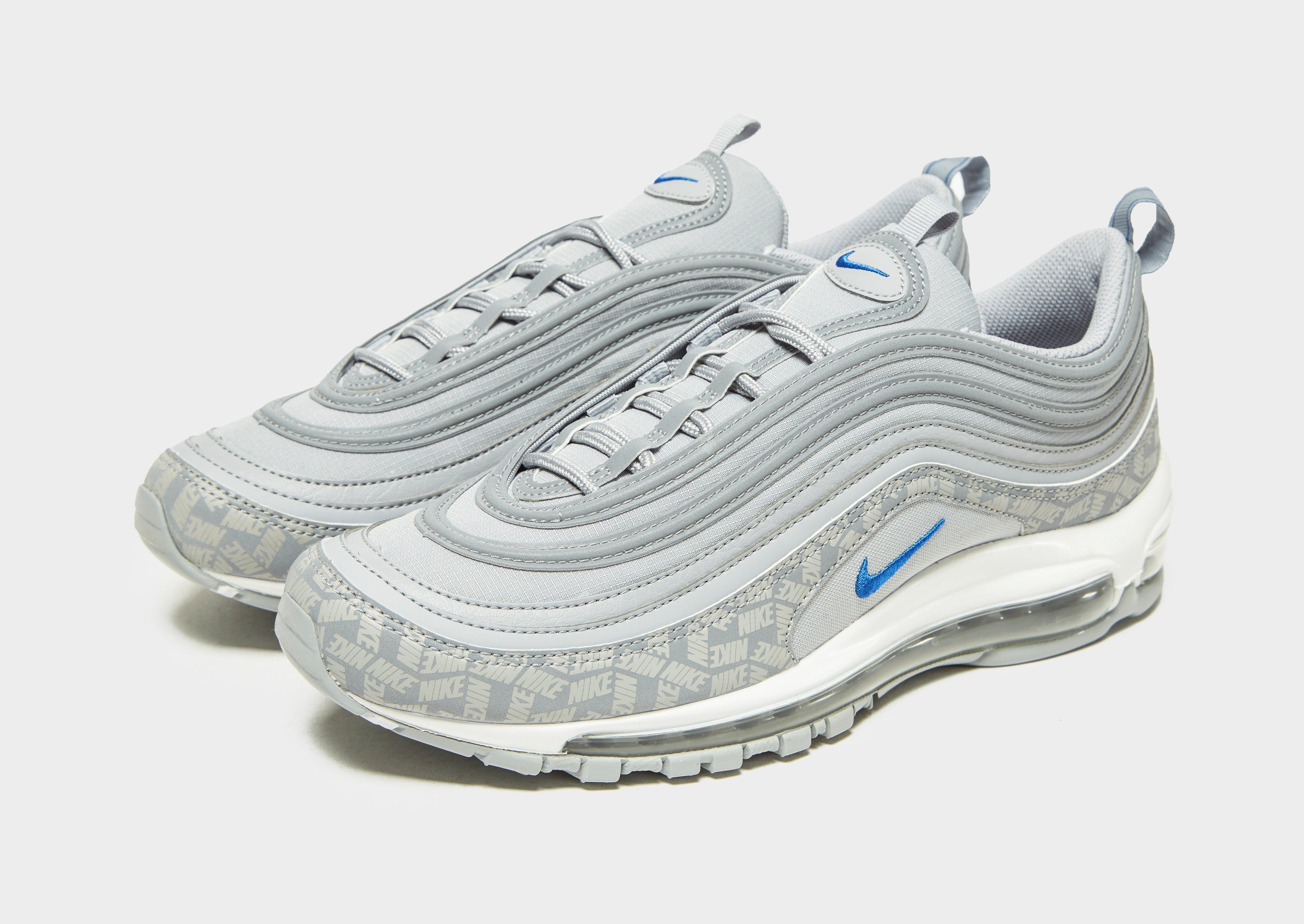 nike grey air max 97 mini swoosh trainers