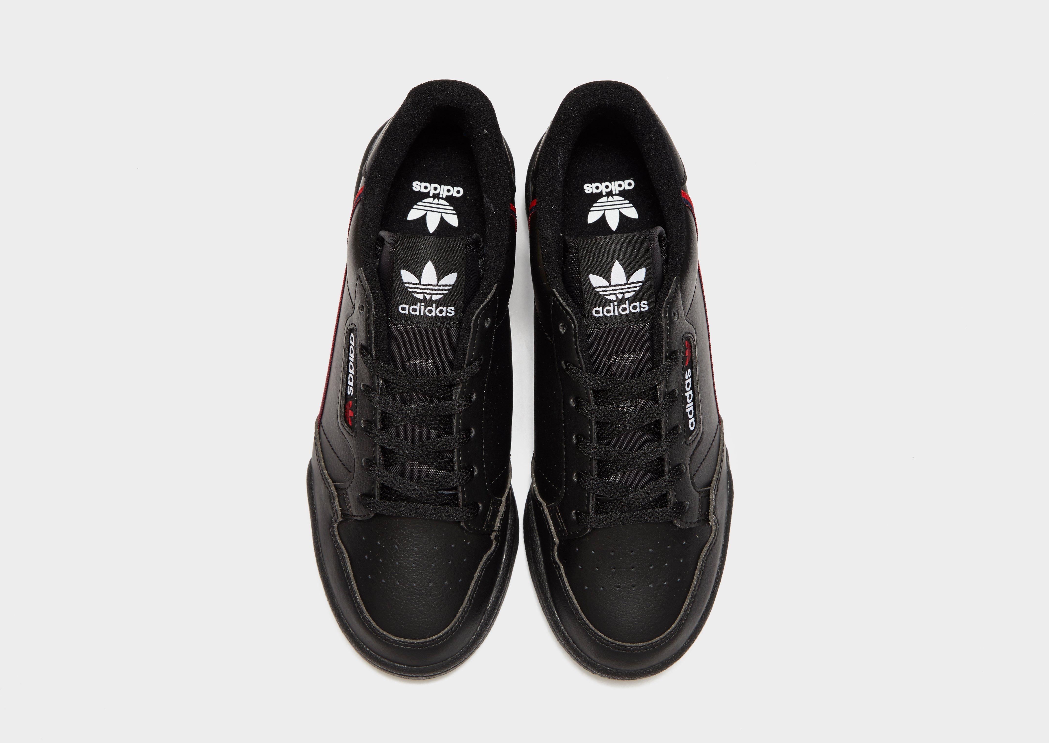 adidas continental 80 all black