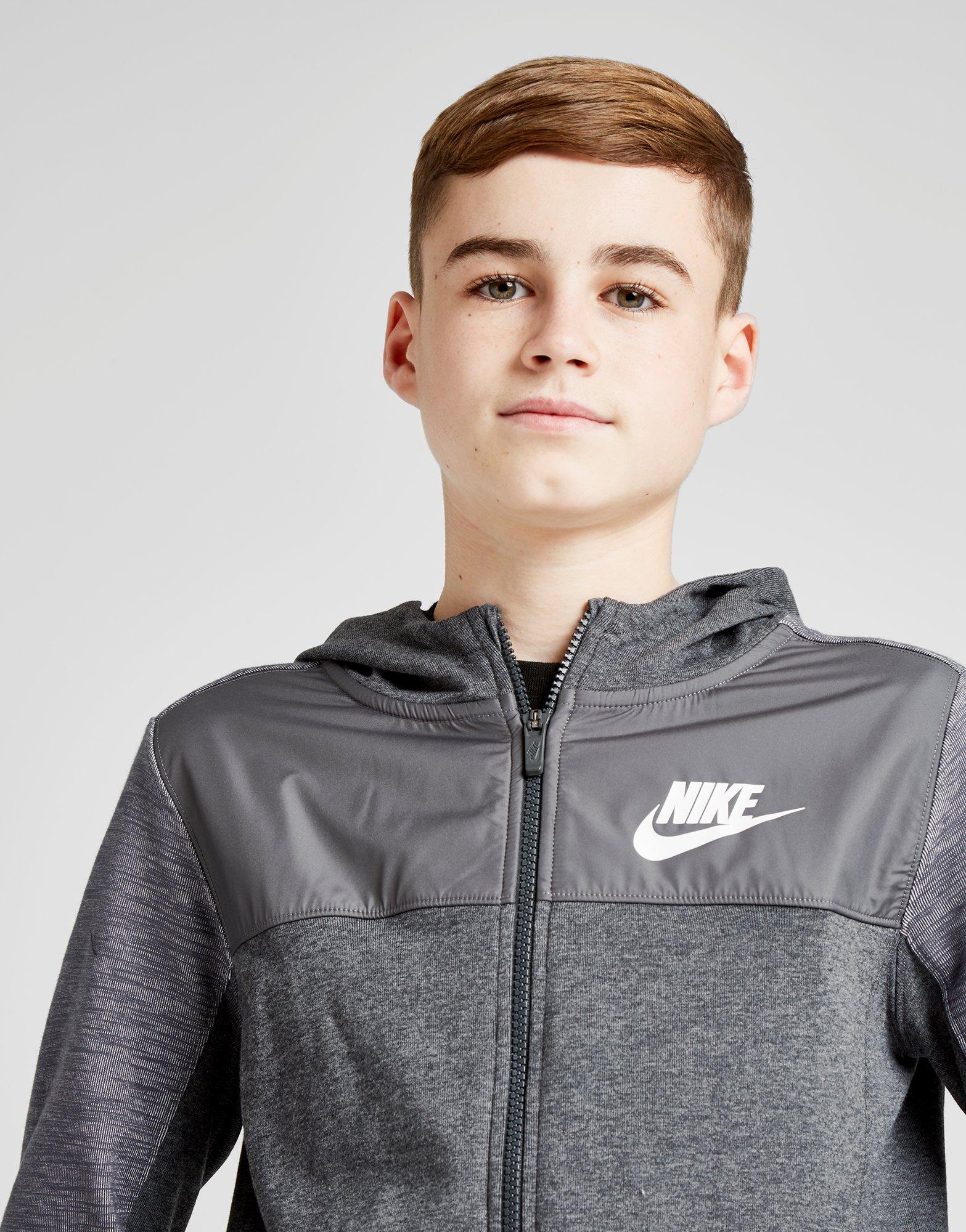 nike advance full zip hoodie junior