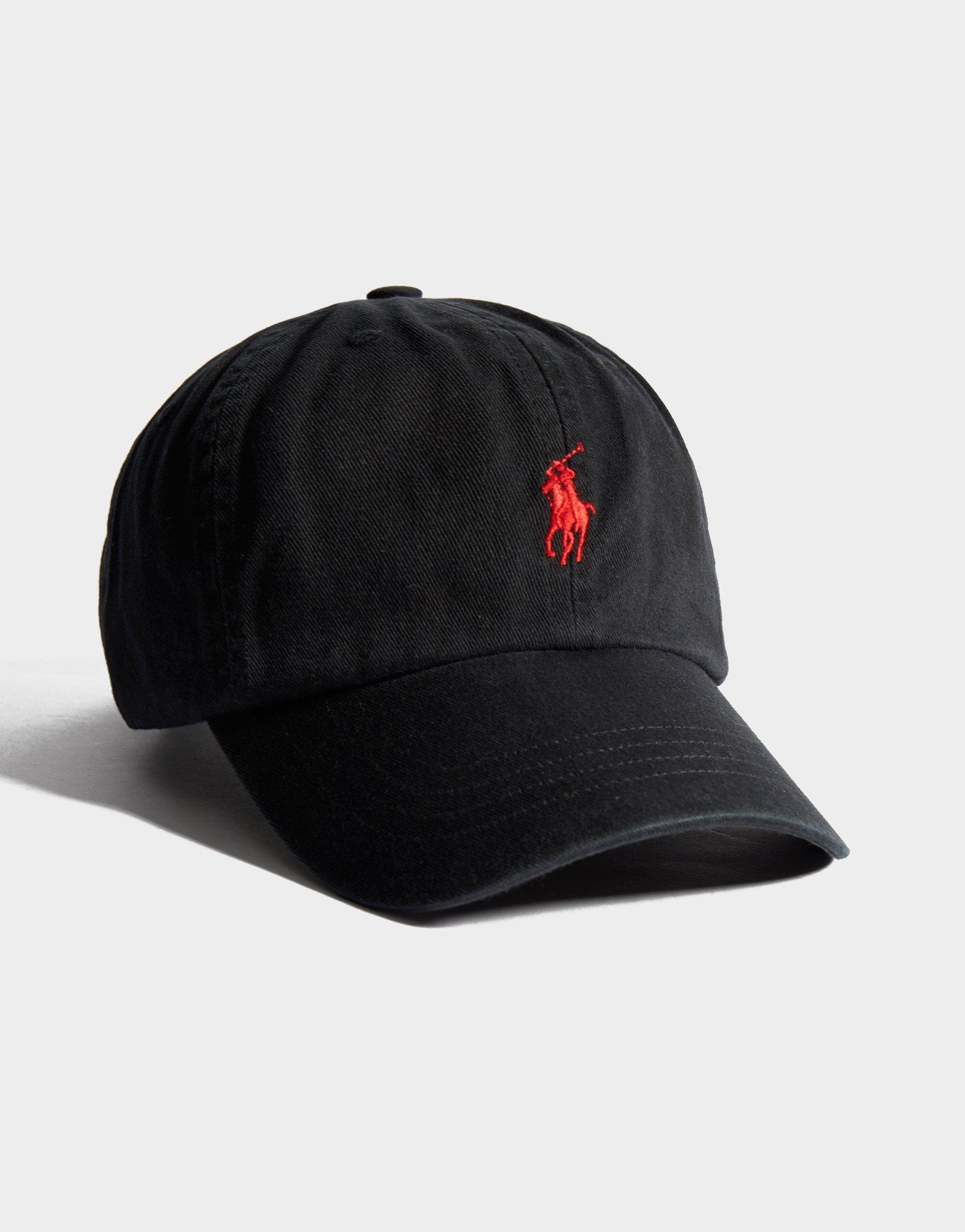 black polo ralph lauren hat