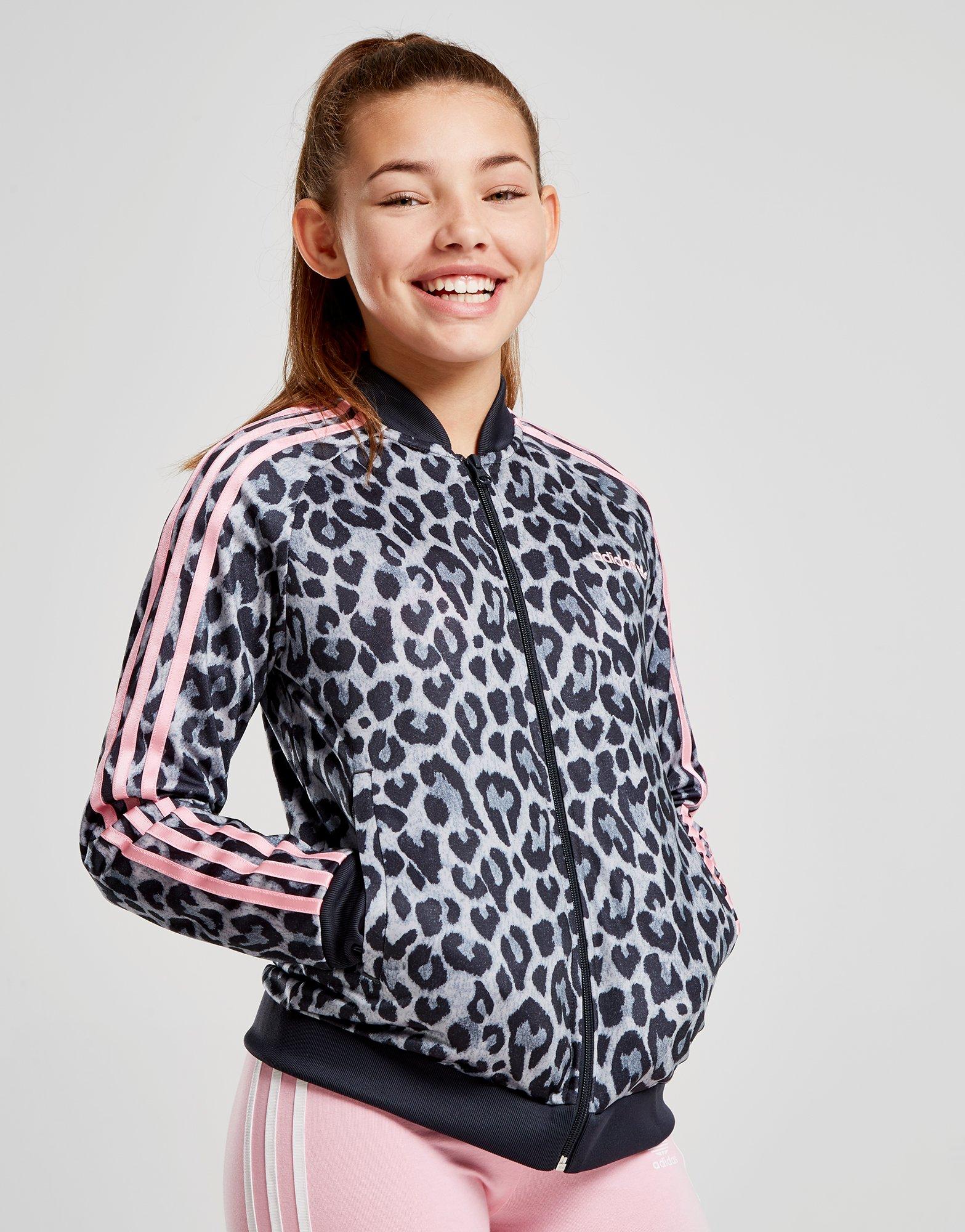 girls adidas leopard