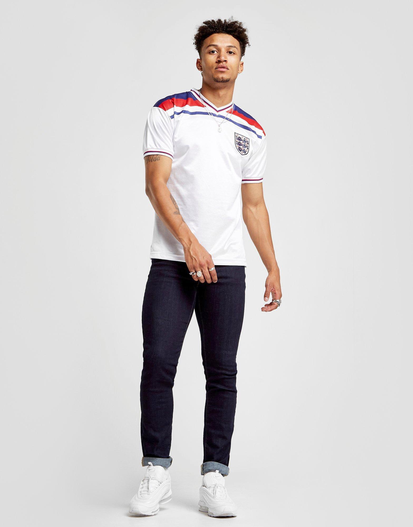 Score Draw England '82 World Cup Retro Home Shirt