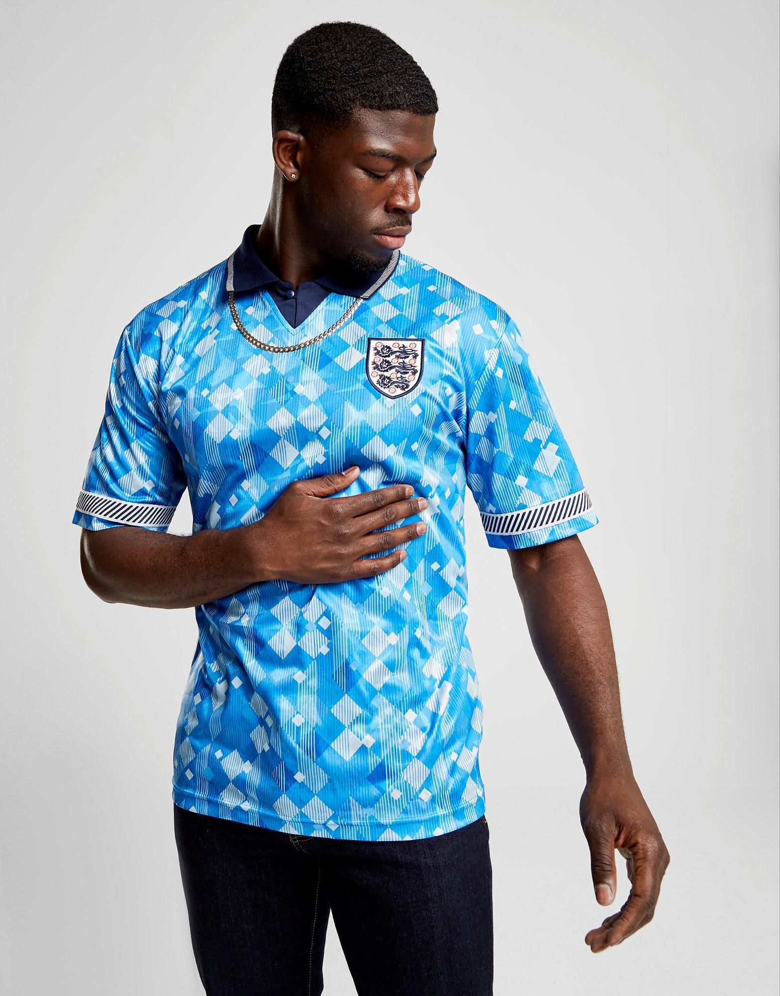 Aannemer Uitsteken Baby Blue Score Draw England '90 Training World Cup Retro Shirt | JD Sports UK