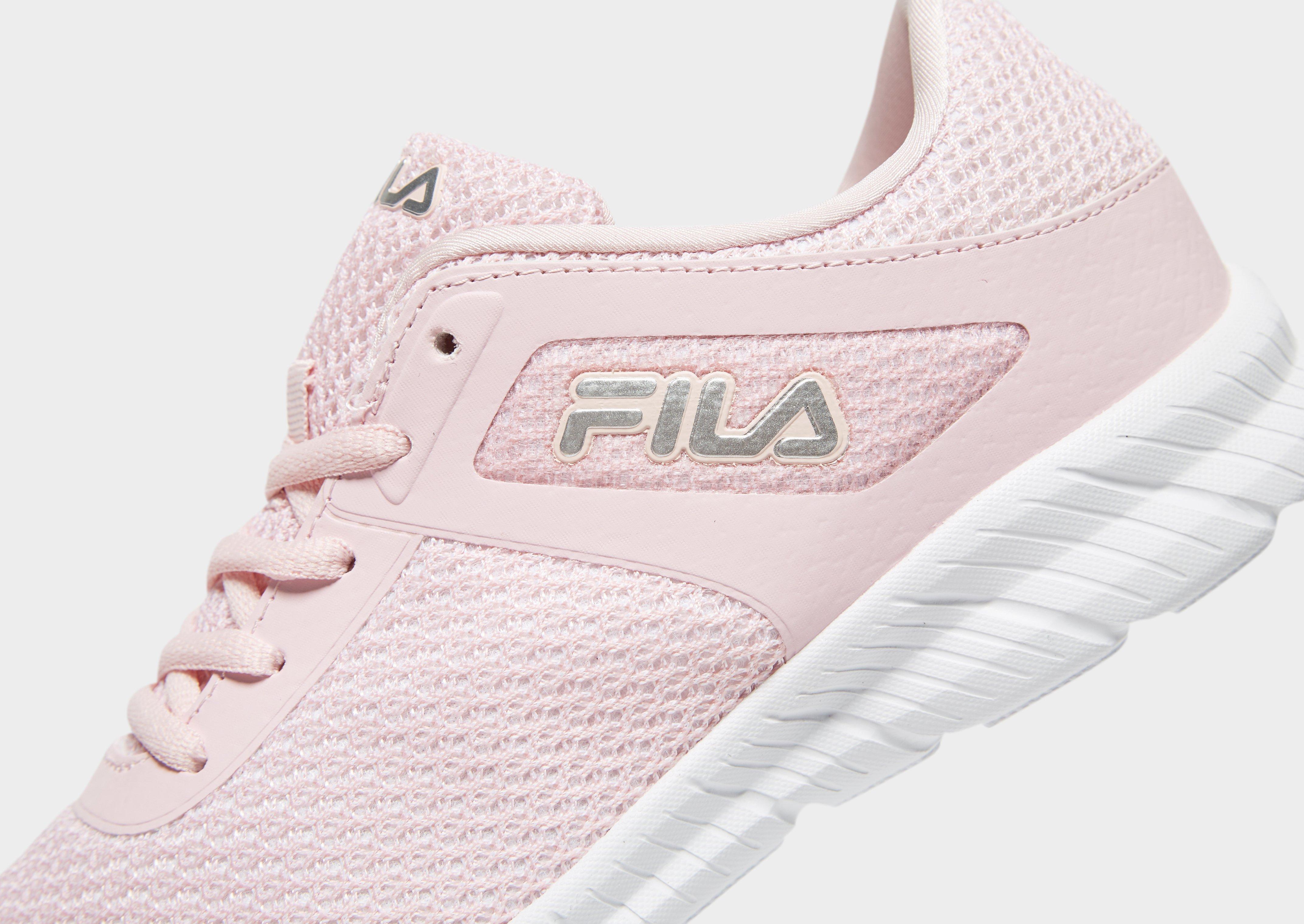 fila shoes womens pink and white