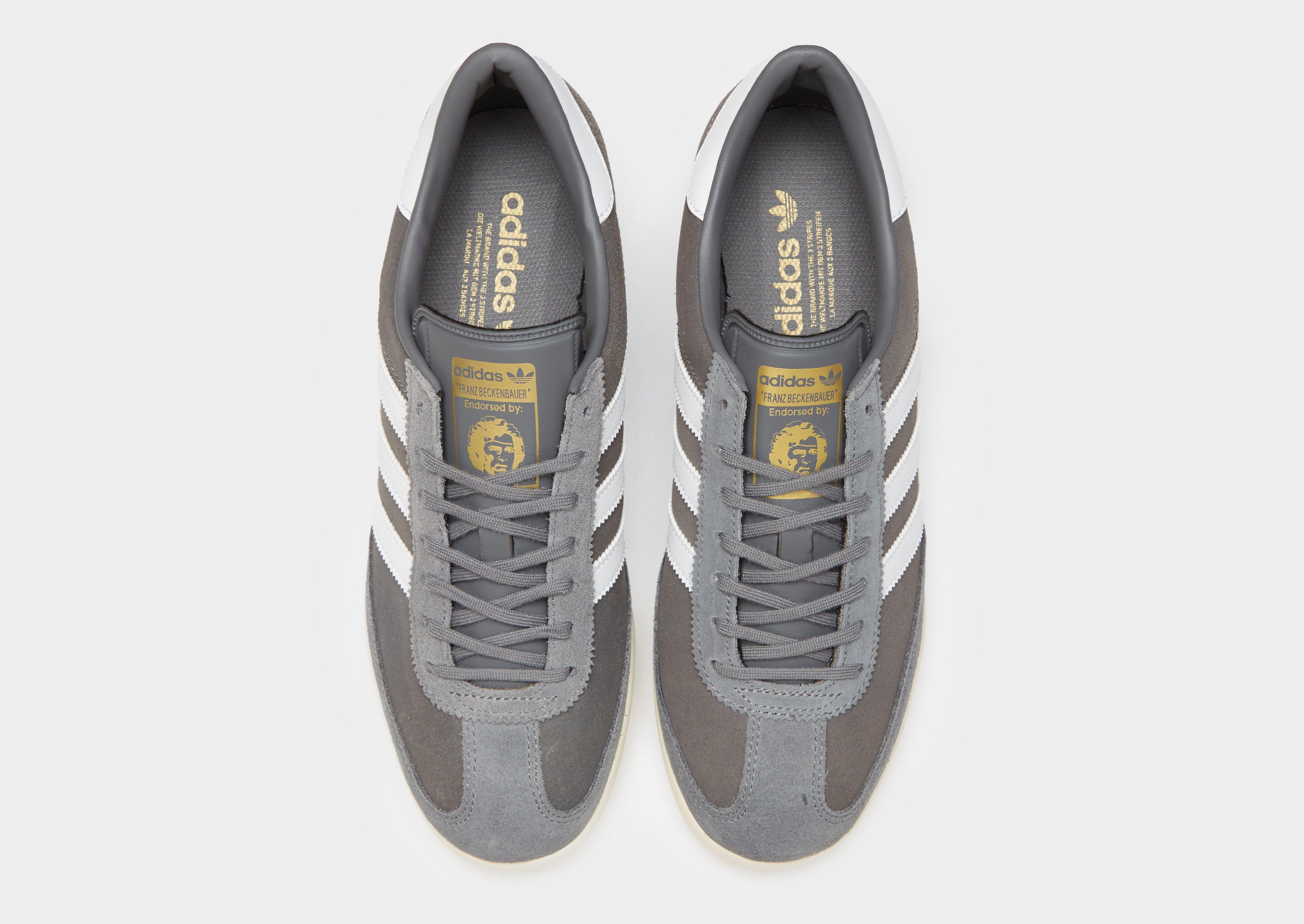 adidas beckenbauer grey trainers