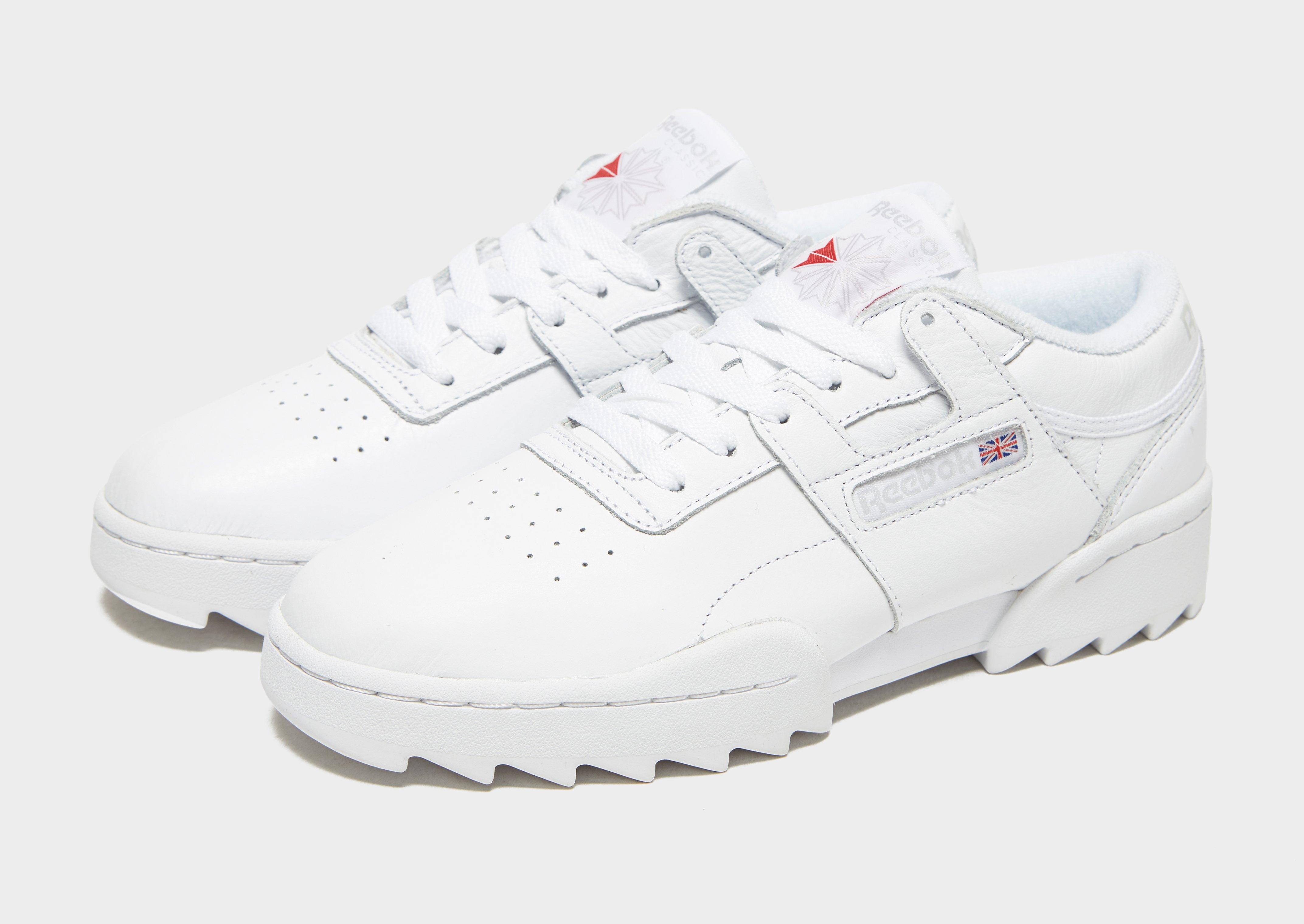 reebok workout womens white