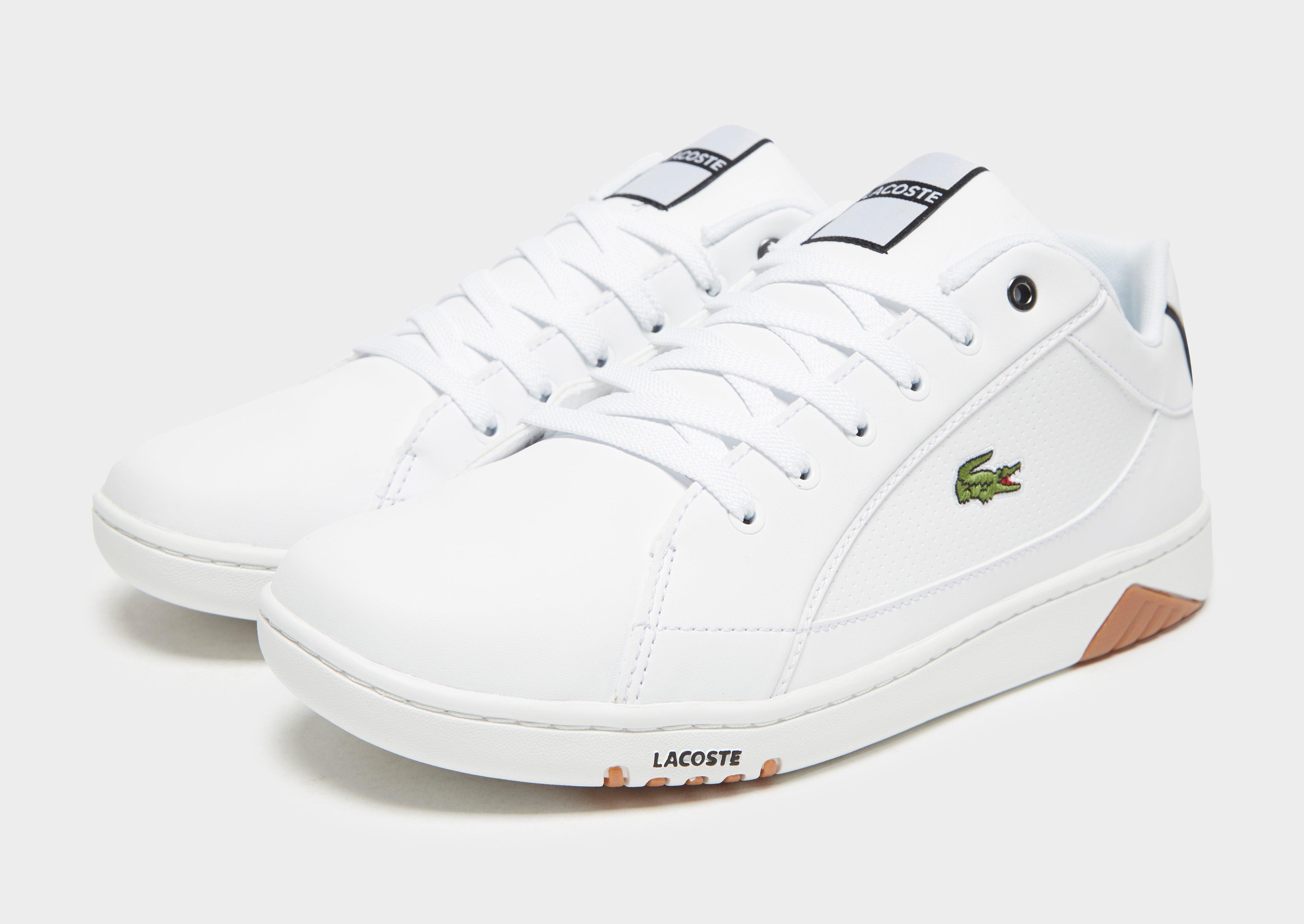 Blanc Lacoste Baskets Deviation II Homme