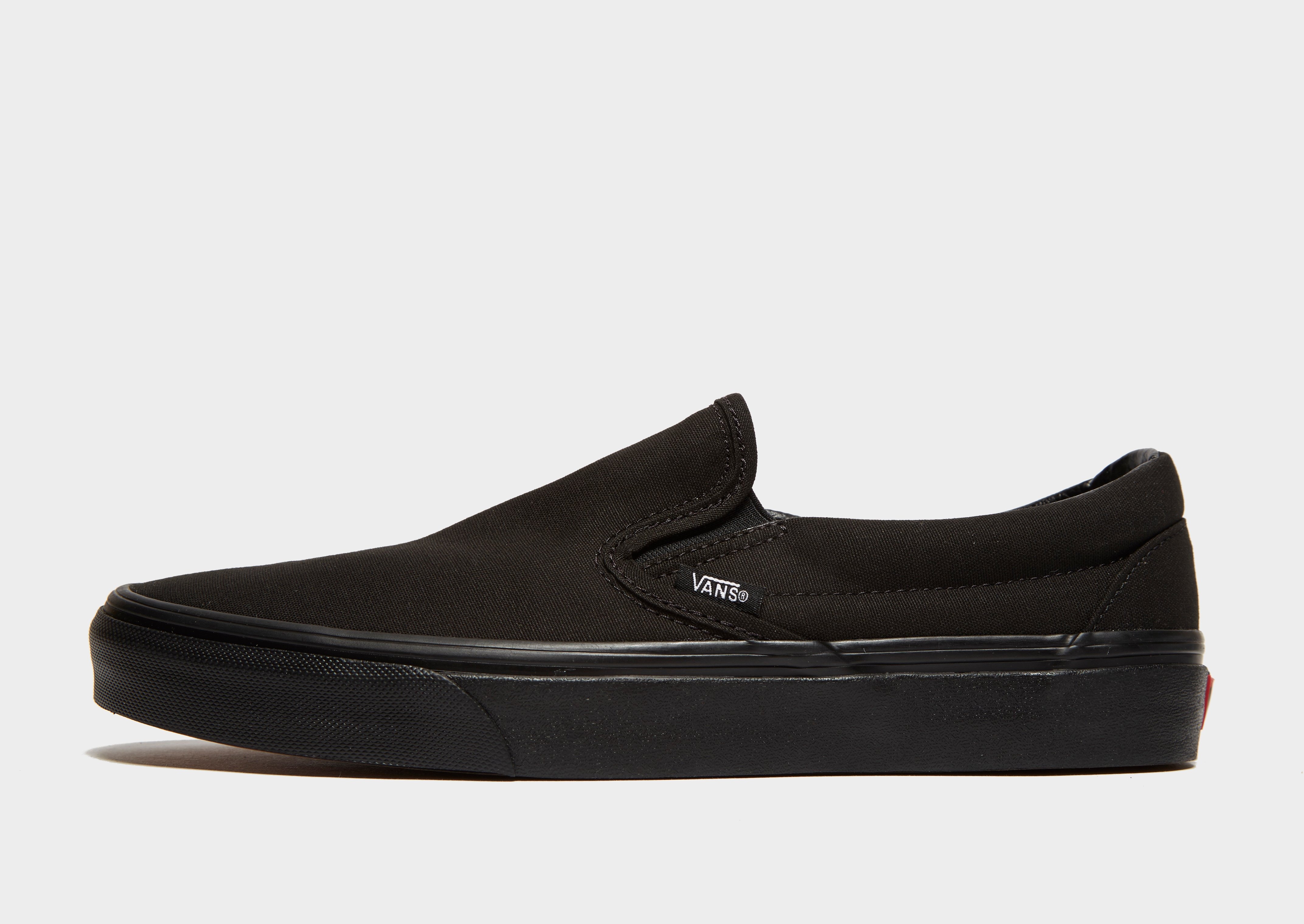 Slide on sale black vans