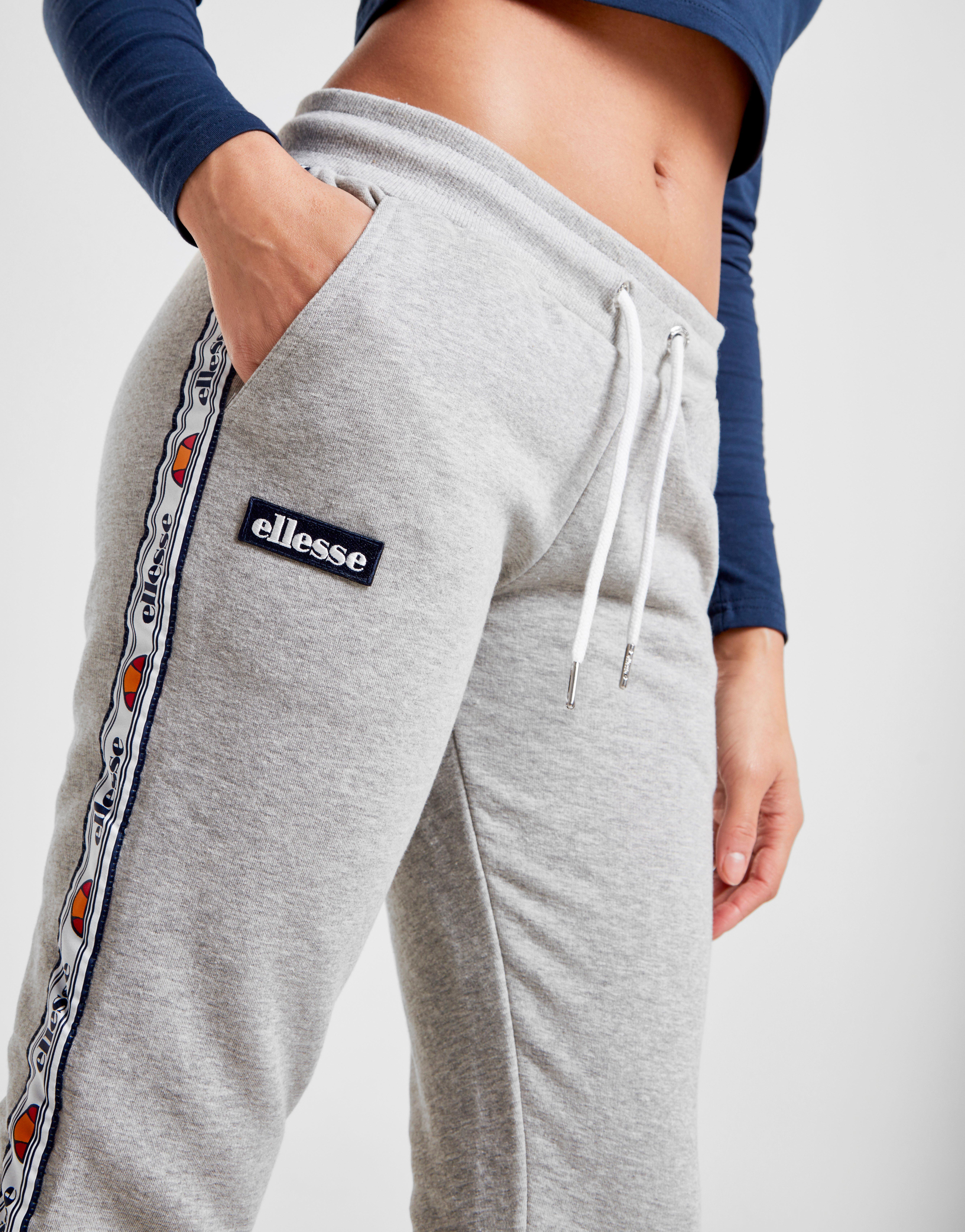 ellesse tape fleece track pants