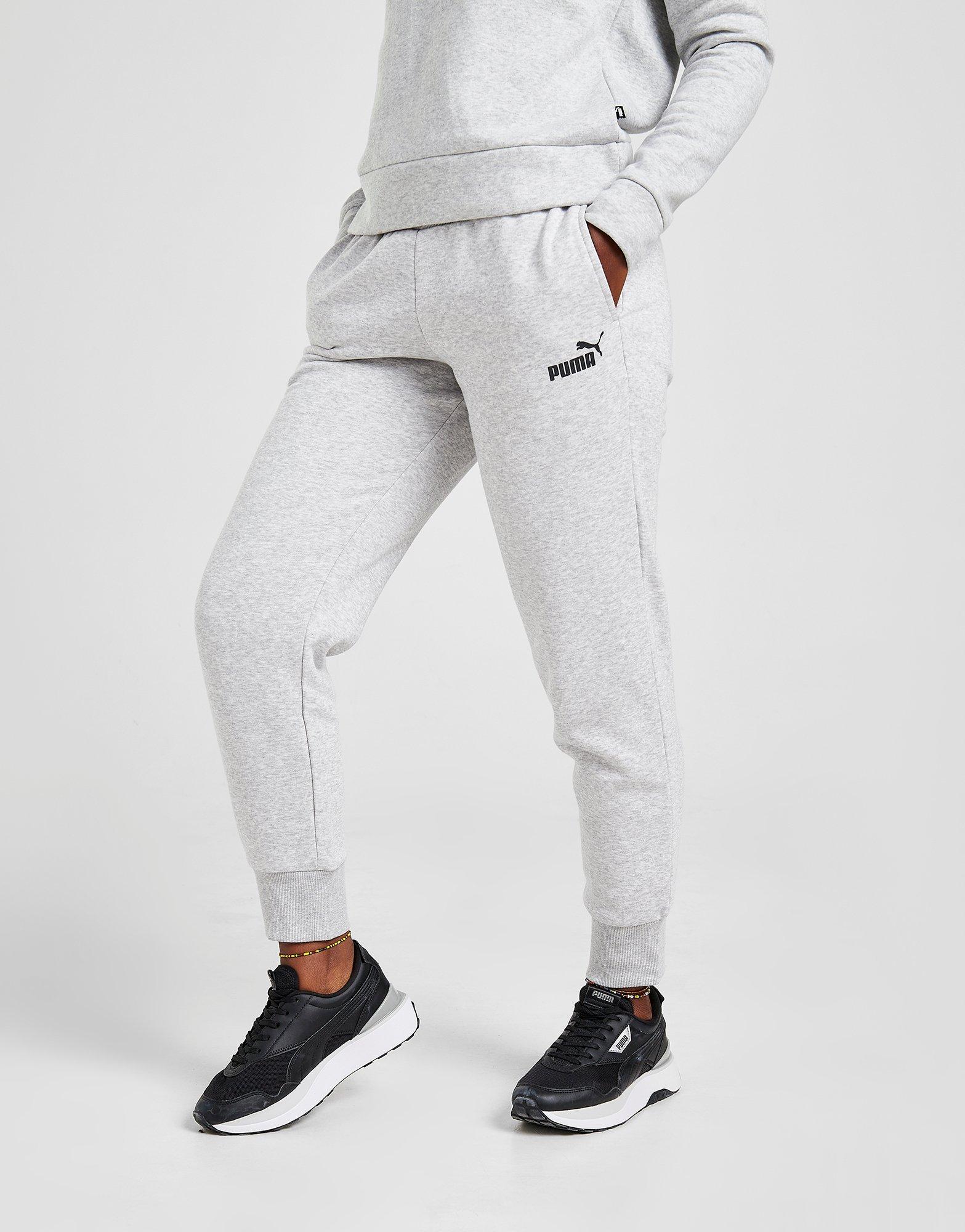 puma grey tracksuit bottoms