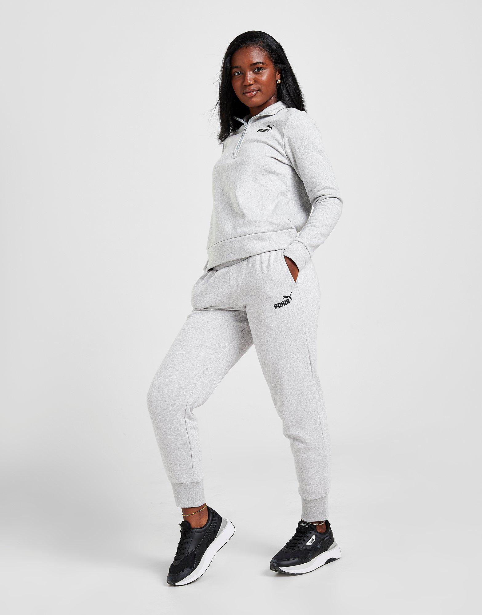 grey fleece track pants
