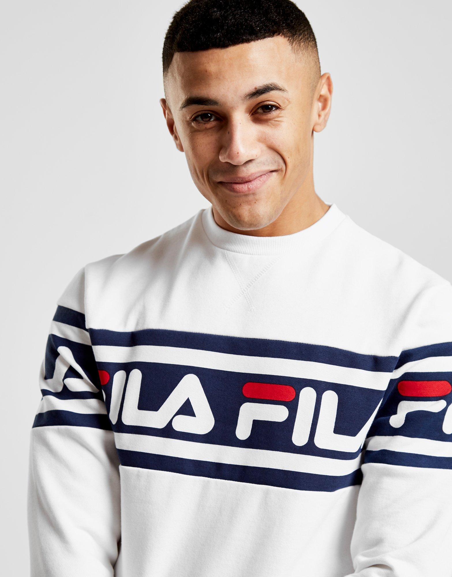 fila barclay crew sweatshirt