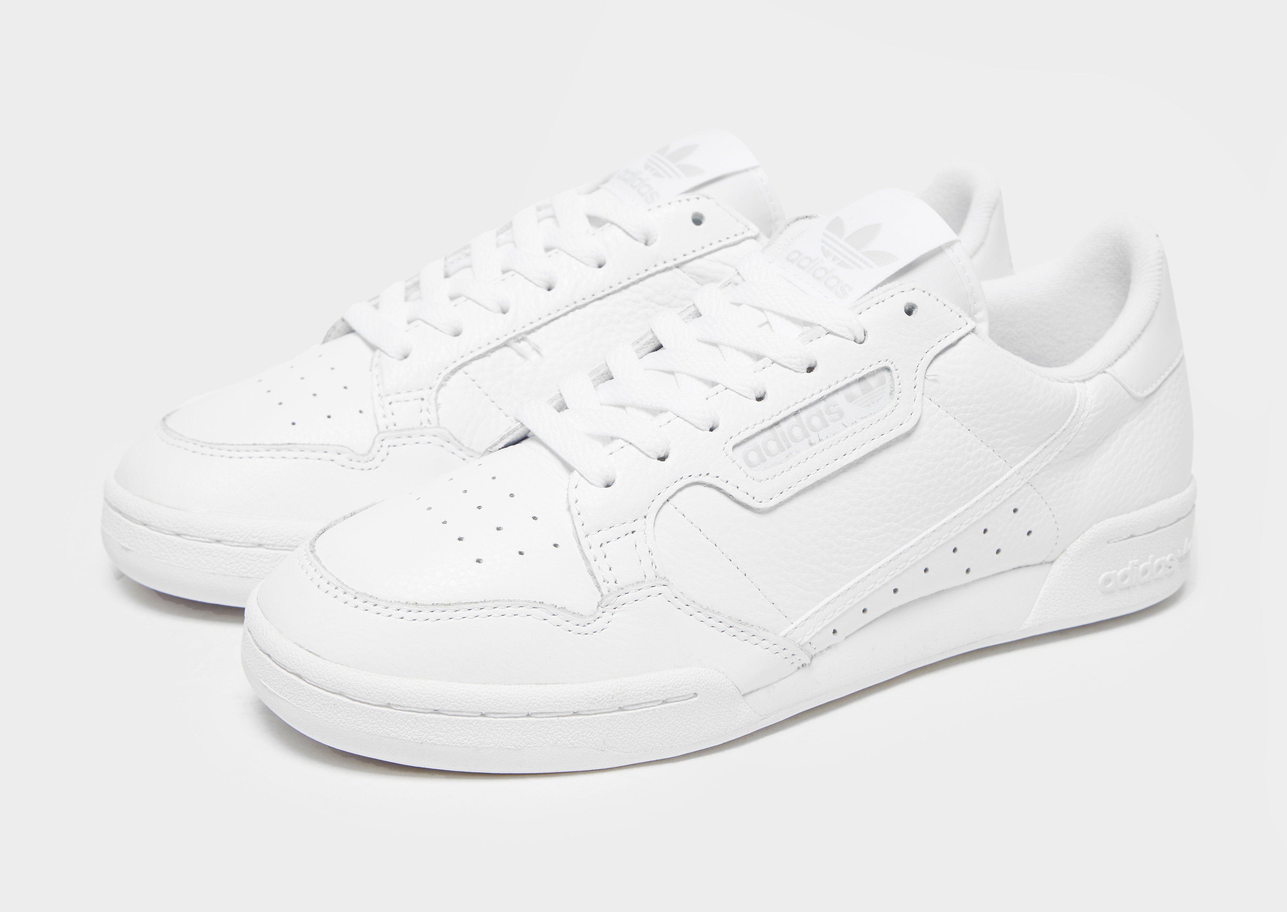 adidas continental 80 all white