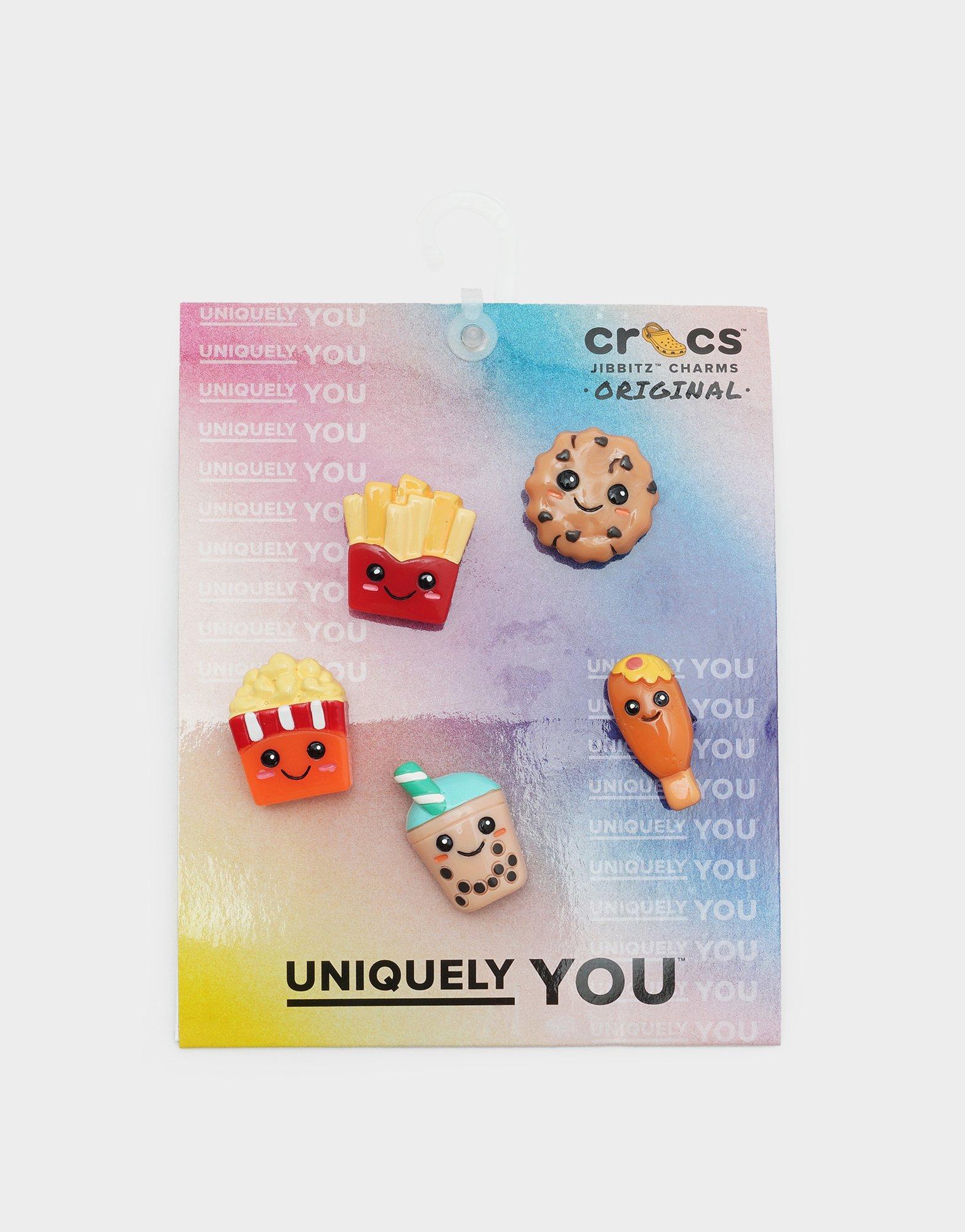 MULTI COLOUR Crocs ที่ติดรองเท้า Bad But Cute Food Jibbitz (5 ชิ้น
