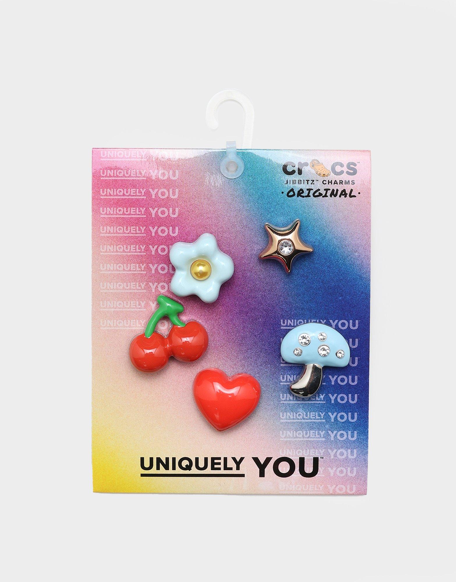 NO COLOUR Crocs ที่ติดรองเท้า Puffy Metals Jibbitz (5 ชิ้น) JD Sports