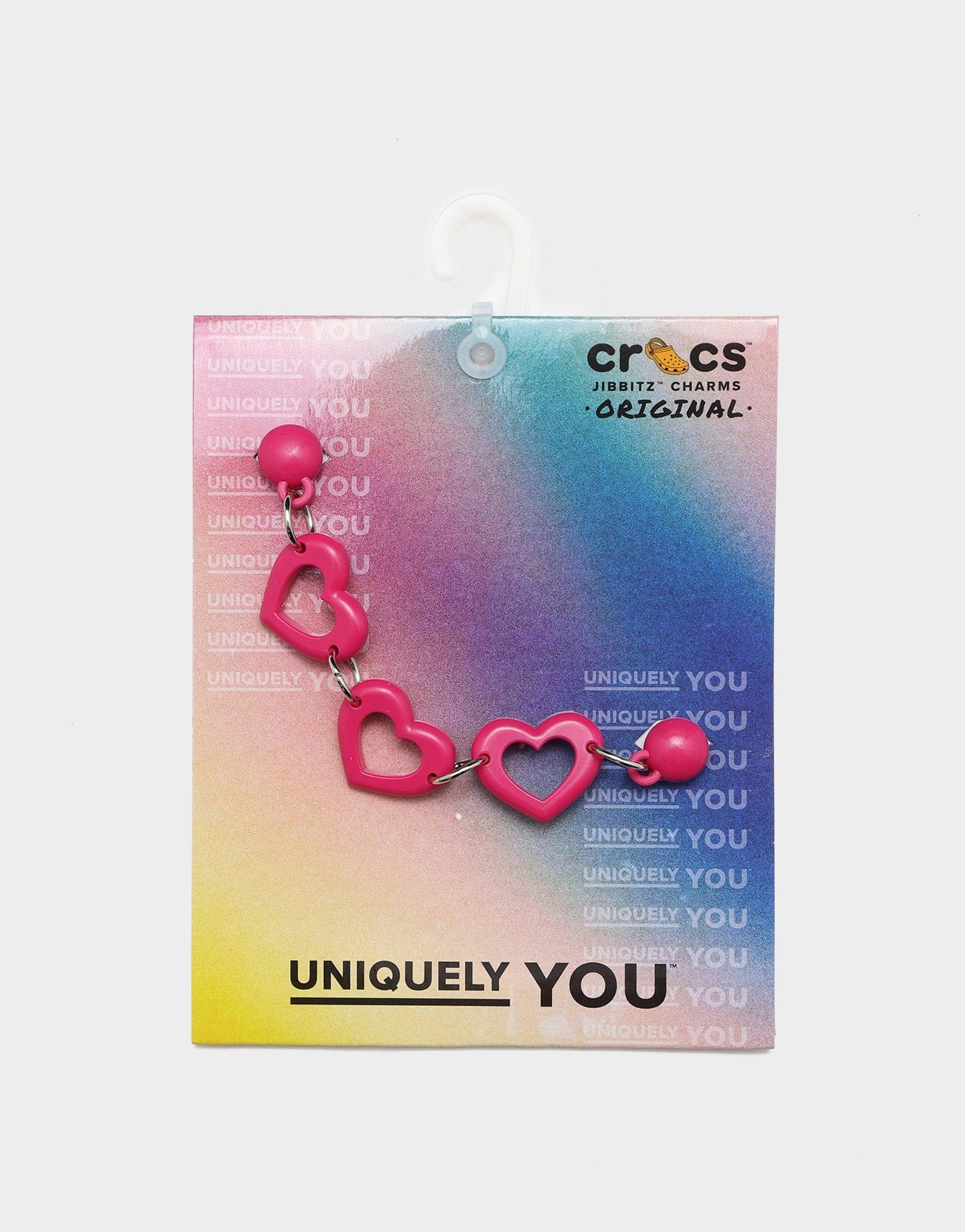 MULTI COLOUR Crocs ที่ติดรองเท้า 70s Heart Chain Jibbitz JD Sports