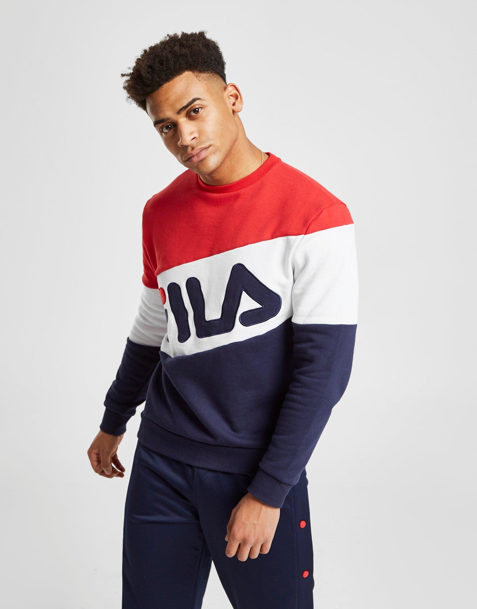 colorful fila shirt