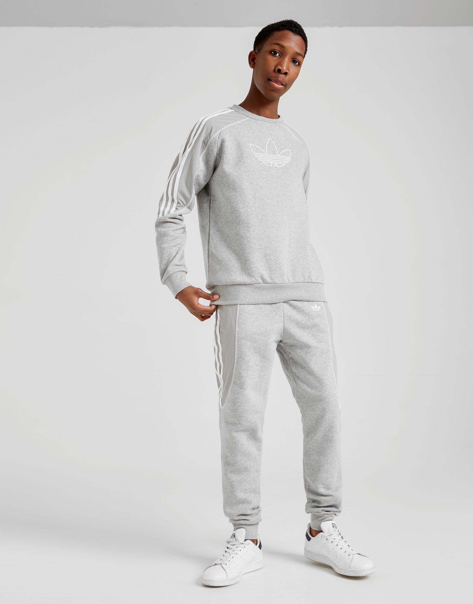 adidas originals radkin fleece joggers junior