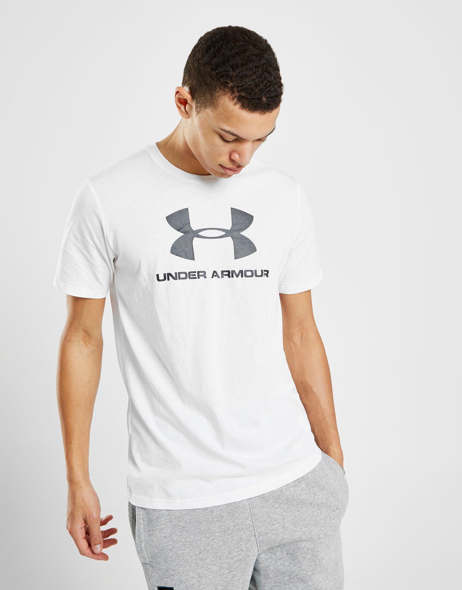 under armour t shirt white