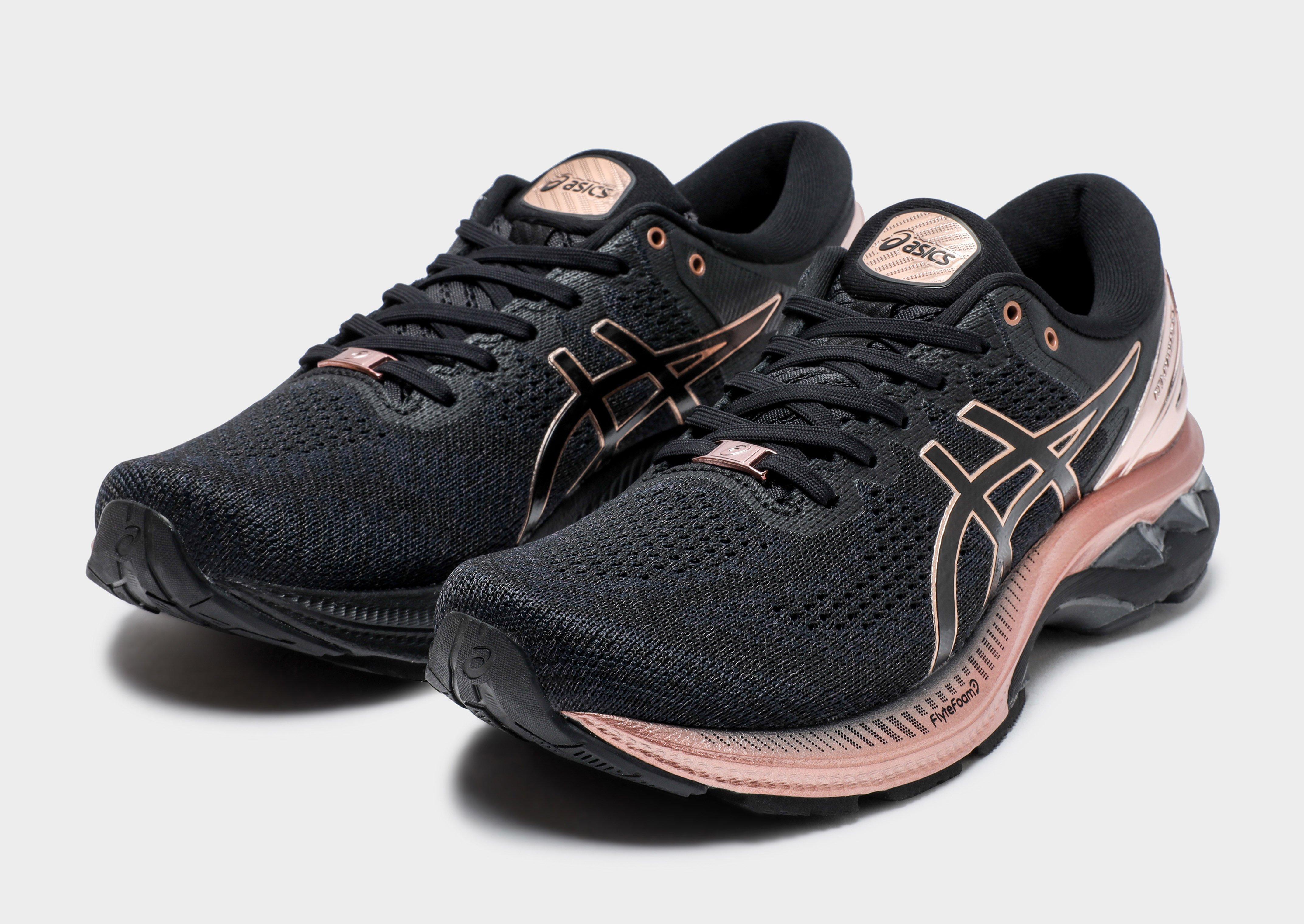 asics gel kayano all black womens