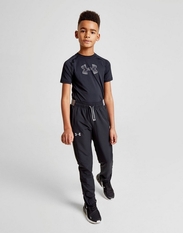 Buy Black Under Armour Woven Track Pants Junior JD Sports JD Sports Ireland